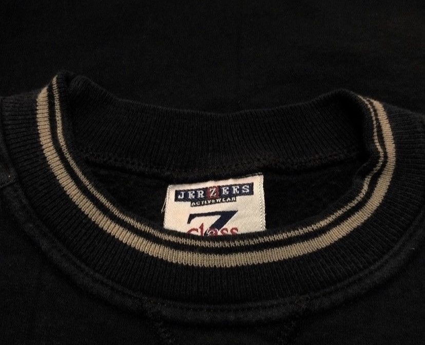Jerzees Vintage 90s plain sweatshirt pullover Size US M / EU 48-50 / 2 - 2 Thumbnail