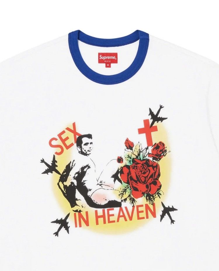 Supreme Supreme Sex In Heaven Ringer Tee Size XL | Grailed 