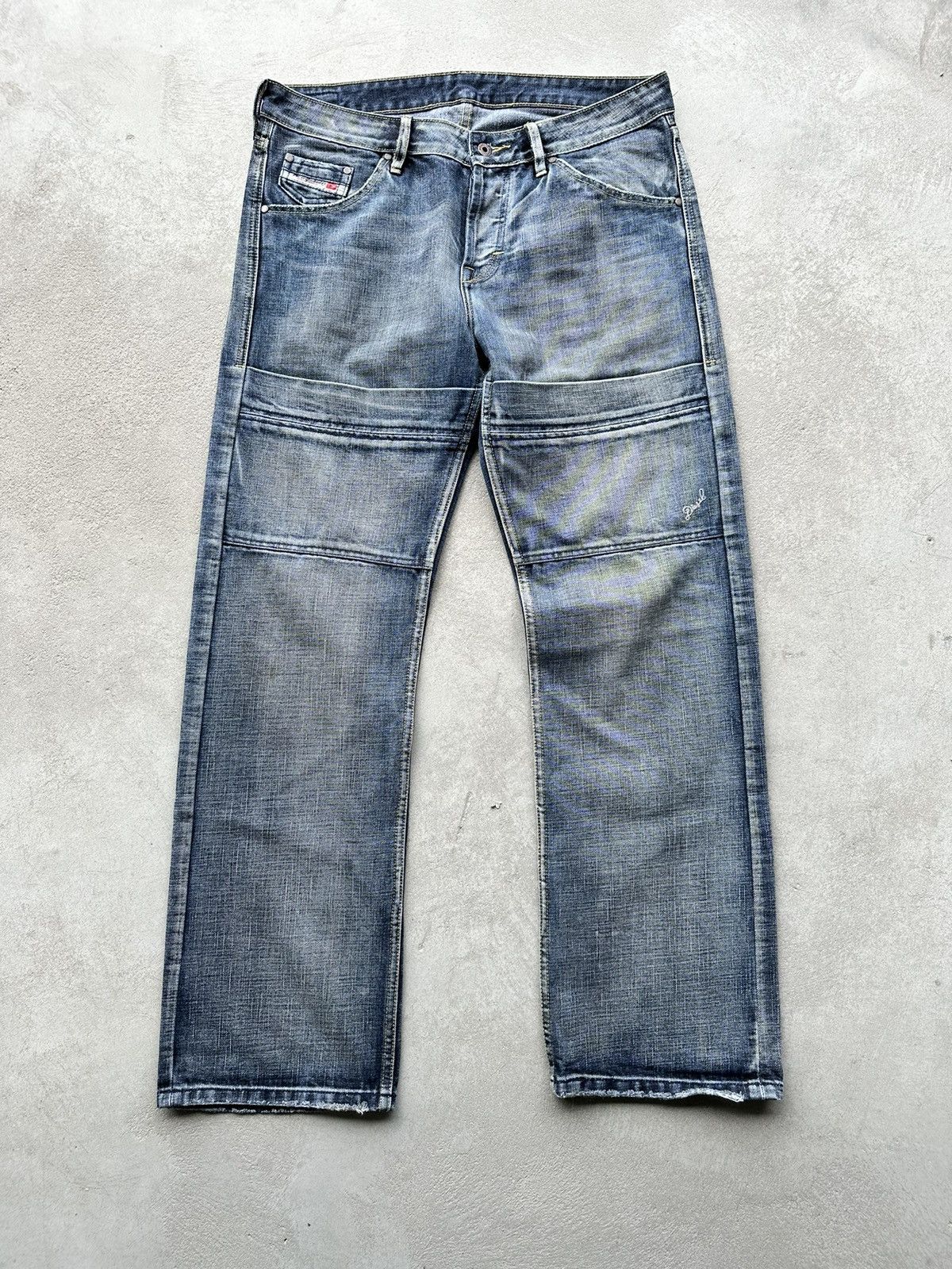 Y2K Baggy Diesel Pocket Knee Avant Garde Pants