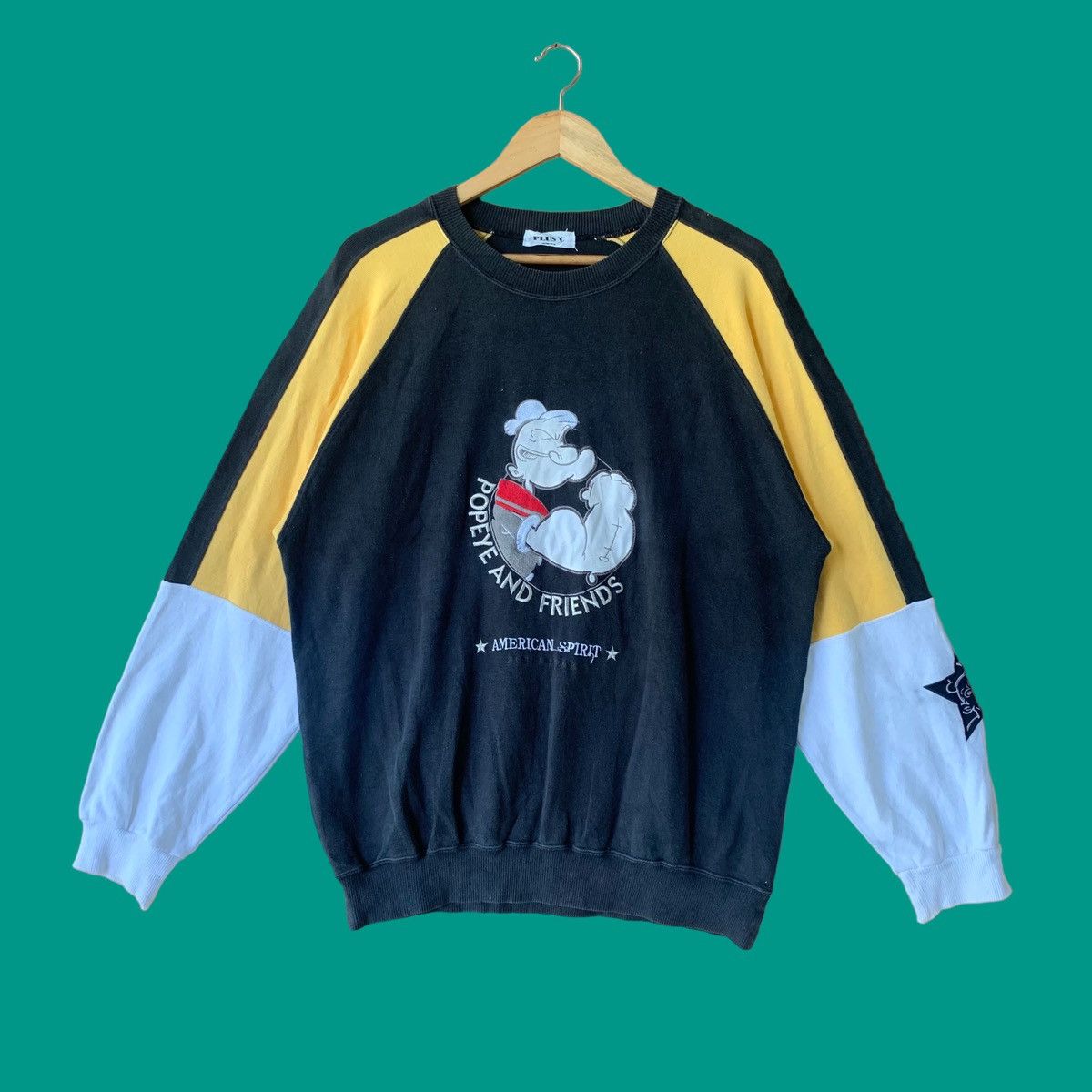 Cartoon Network × Vintage Vintage 90s POPEYE THE SAILORMAN Friends Movie Size US L / EU 52-54 / 3 - 1 Thumbnail