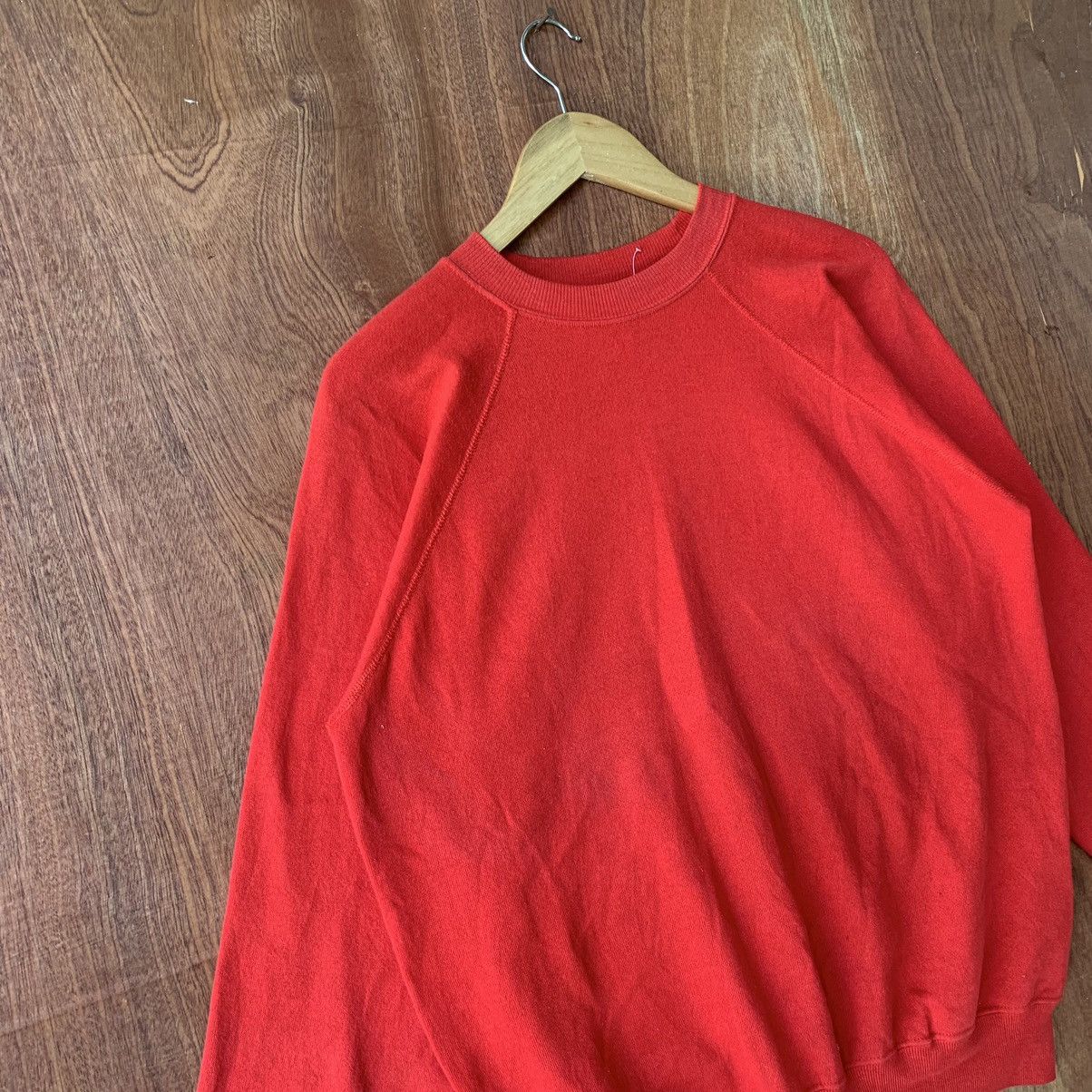 Hanes × Vintage Vintage 80s 90s plain crewneck sportswear USA Size US L / EU 52-54 / 3 - 3 Thumbnail