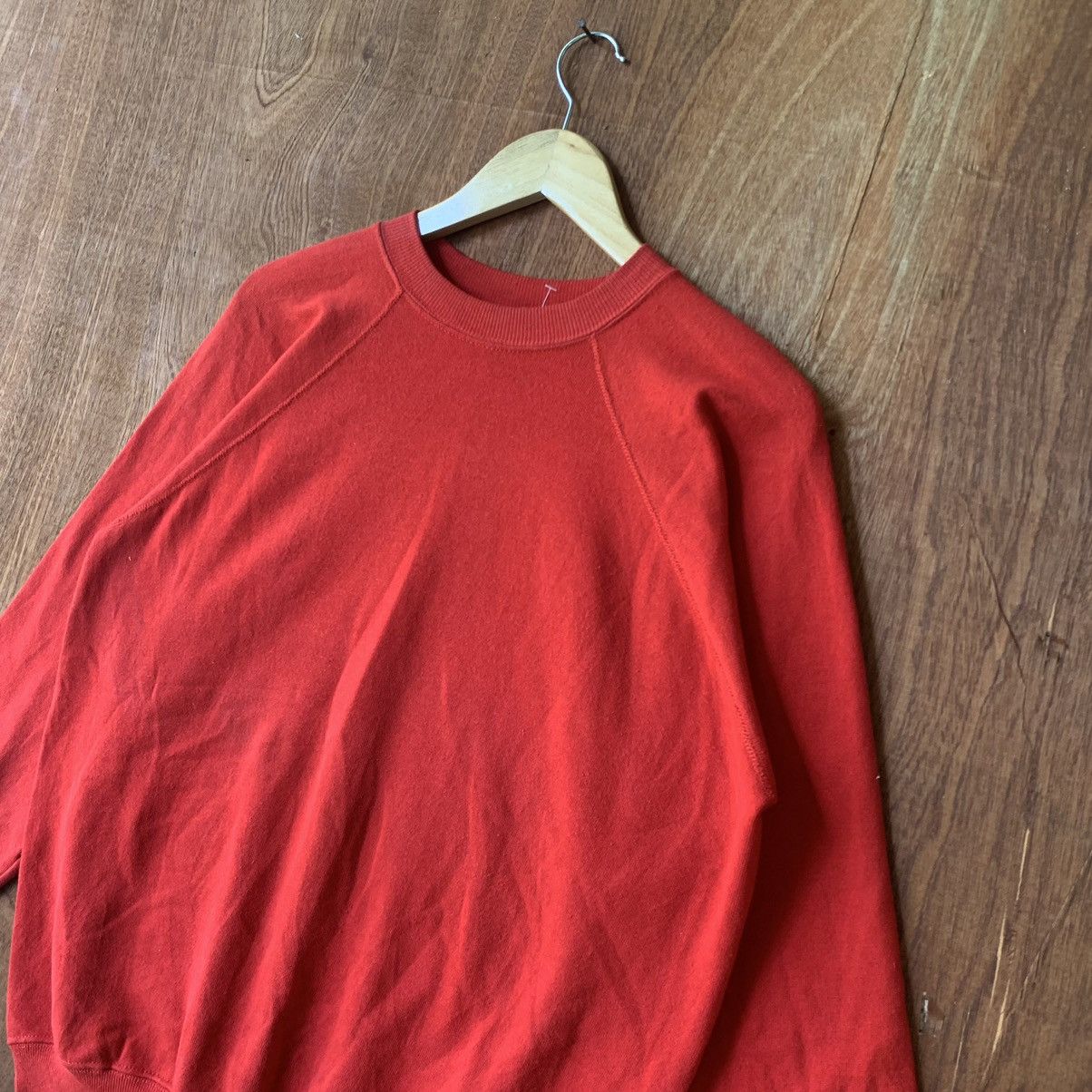 Hanes × Vintage Vintage 80s 90s plain crewneck sportswear USA Size US L / EU 52-54 / 3 - 2 Thumbnail