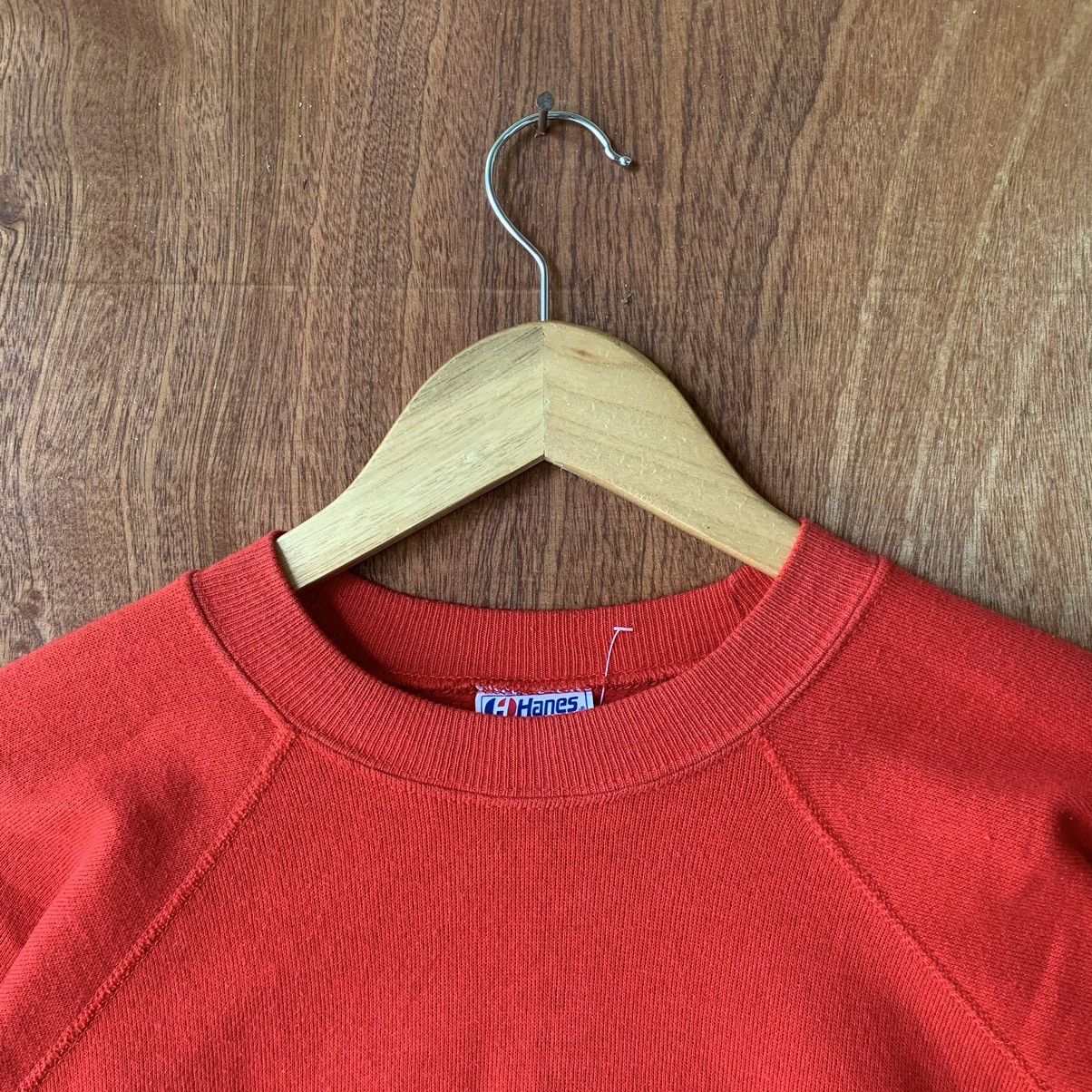 Hanes × Vintage Vintage 80s 90s plain crewneck sportswear USA Size US L / EU 52-54 / 3 - 5 Thumbnail
