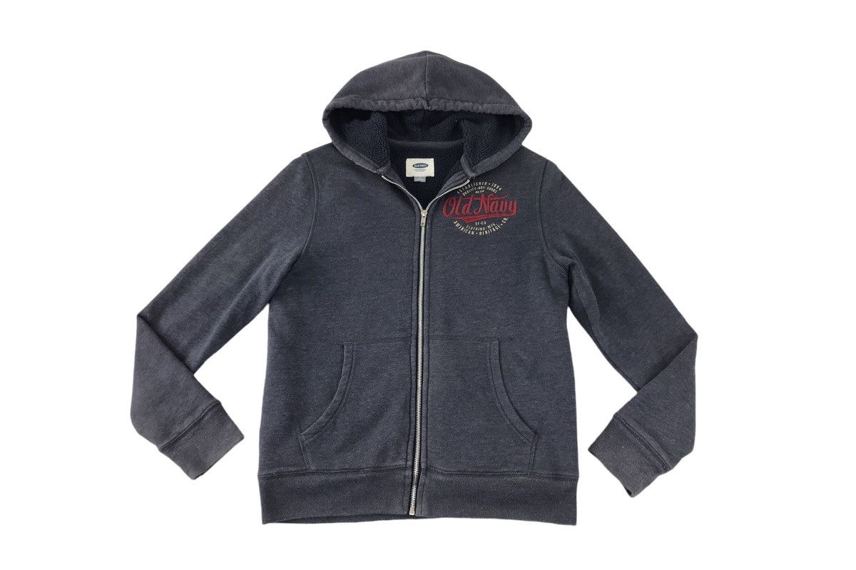 Japanese Brand × Old Navy Fleece Hoodie Old Navy Zipper Style Sweater Jacket Size US S / EU 44-46 / 1 - 1 Thumbnail