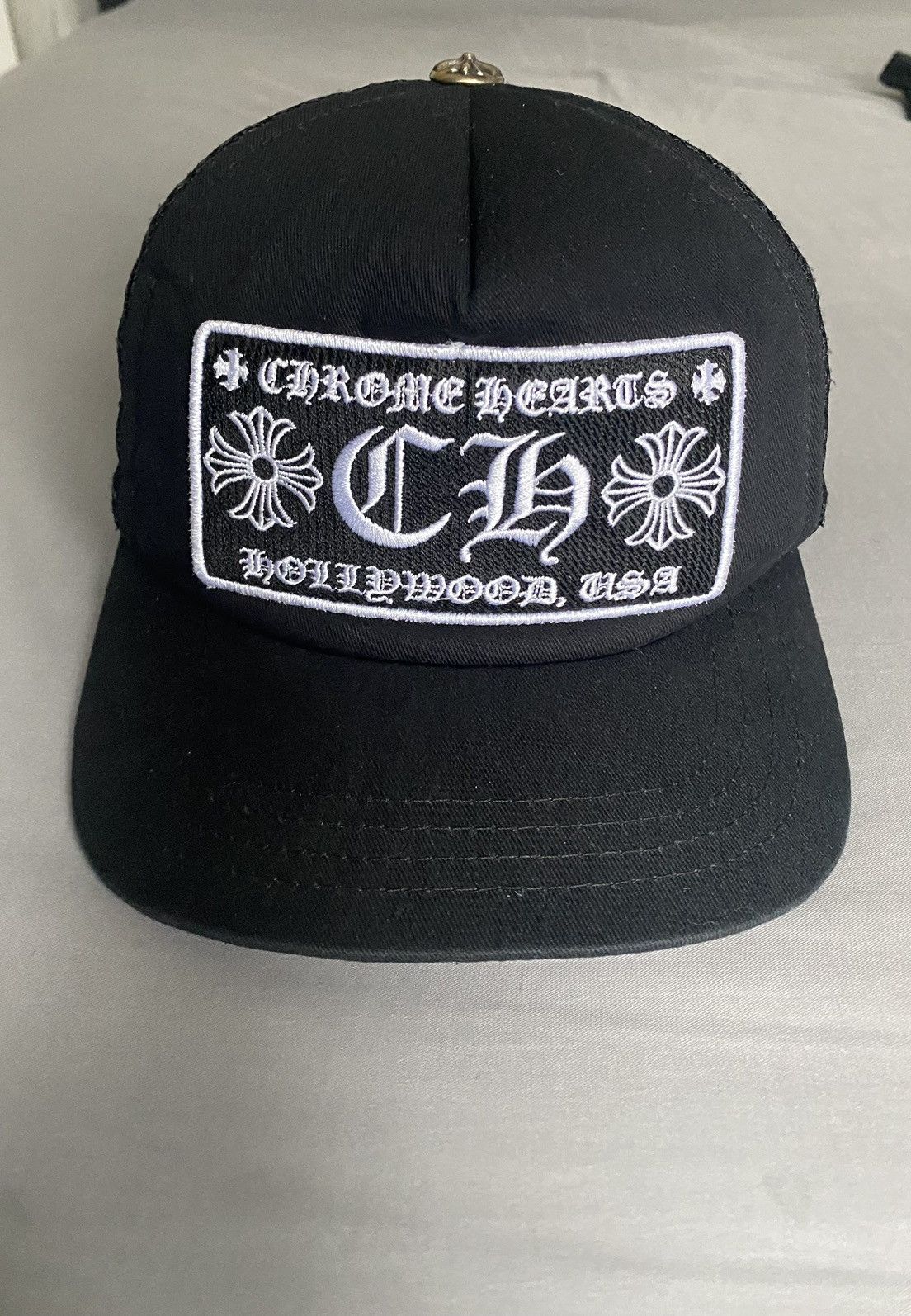 Chrome Hearts Chrome Hearts Trucker Hat Snapback Hollywood | Grailed