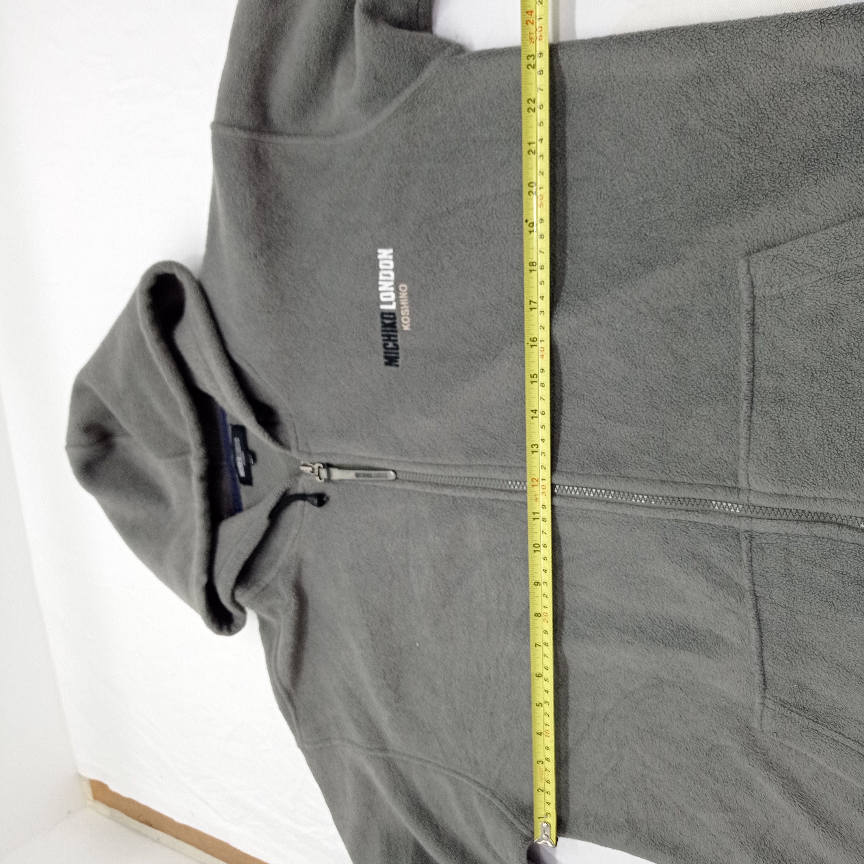 Japanese Brand × Michiko Koshino London MICHIKO KOSHINO LONDON FLEECE ZIPPER HOODIE Size US XL / EU 56 / 4 - 11 Thumbnail