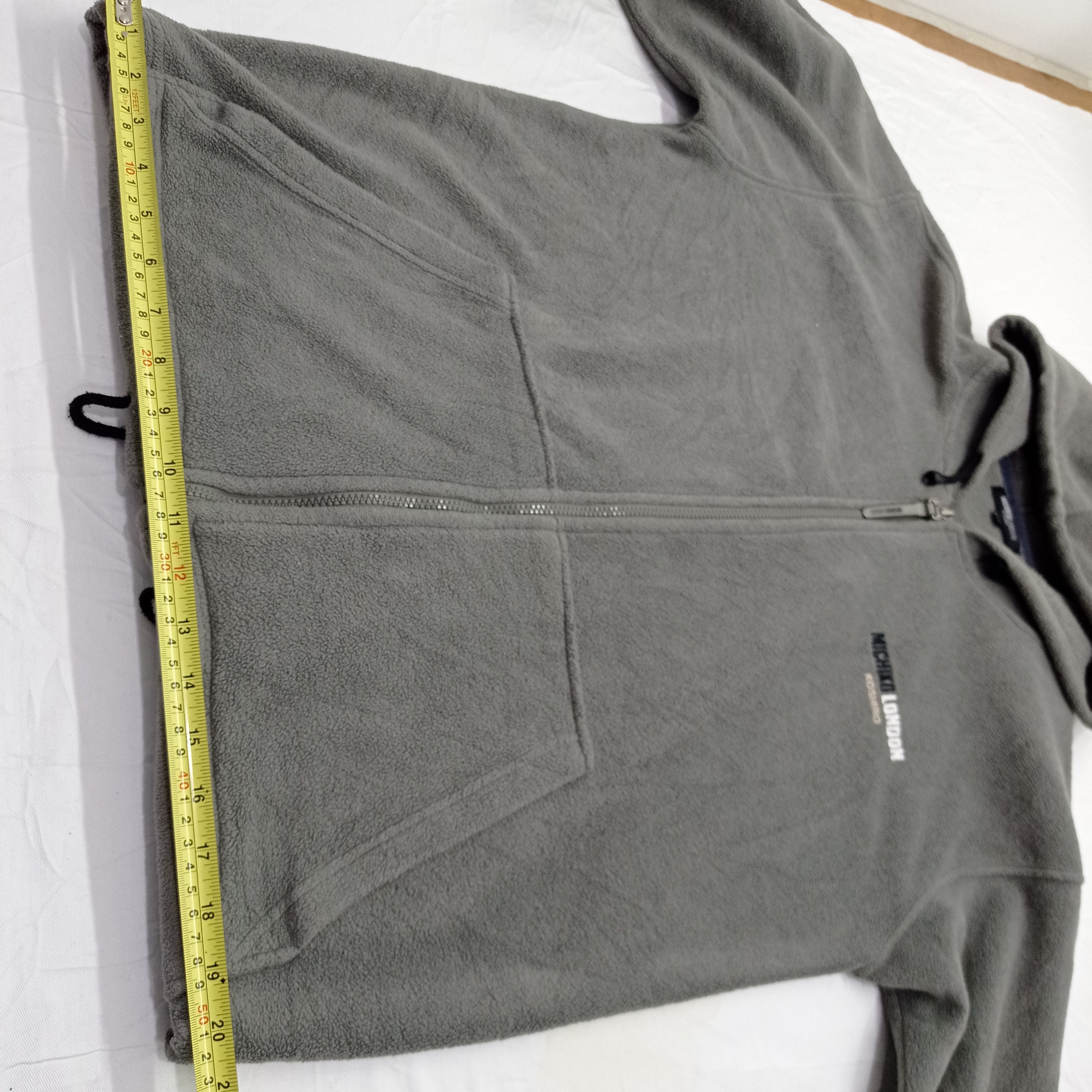 Japanese Brand × Michiko Koshino London MICHIKO KOSHINO LONDON FLEECE ZIPPER HOODIE Size US XL / EU 56 / 4 - 10 Thumbnail