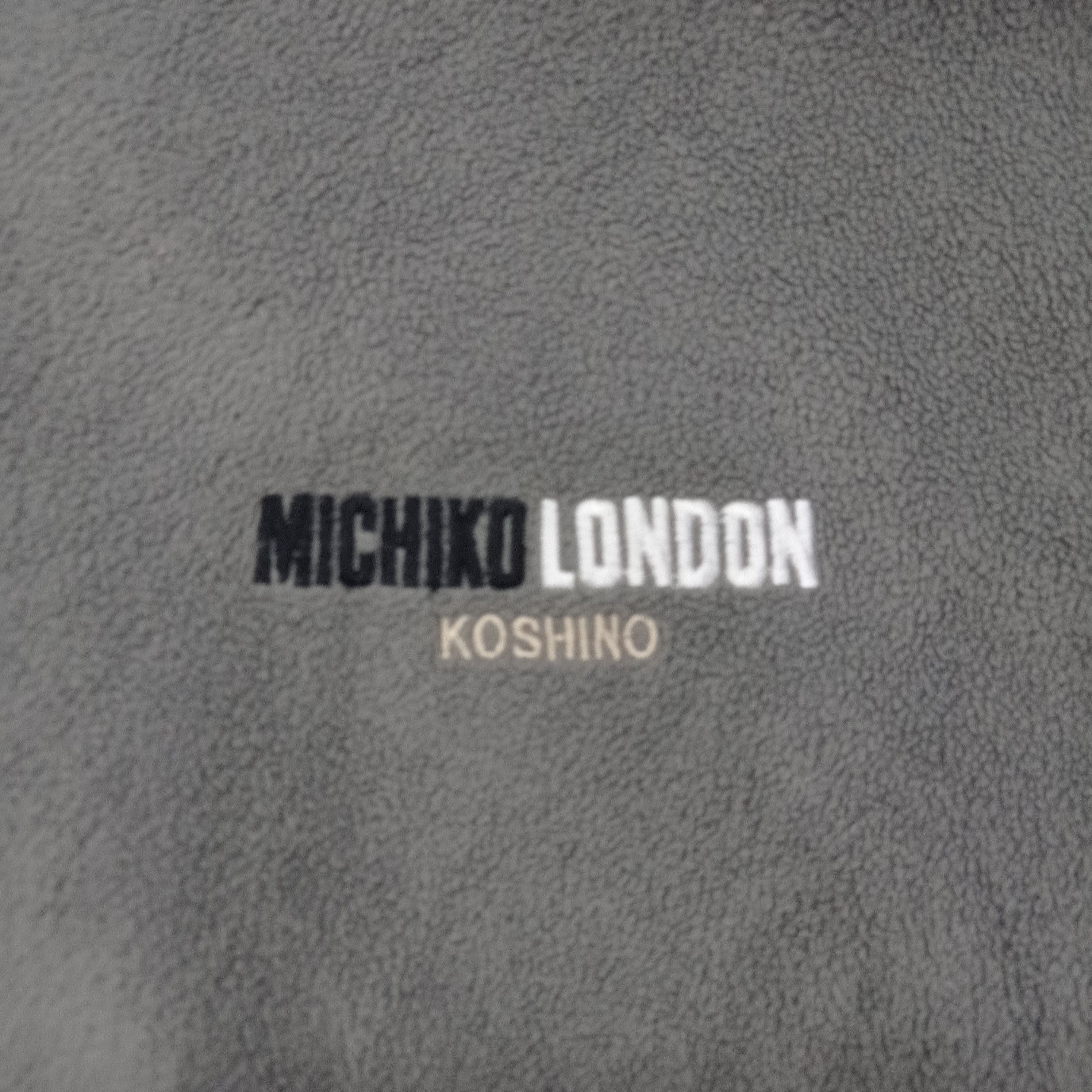 Japanese Brand × Michiko Koshino London MICHIKO KOSHINO LONDON FLEECE ZIPPER HOODIE Size US XL / EU 56 / 4 - 4 Thumbnail