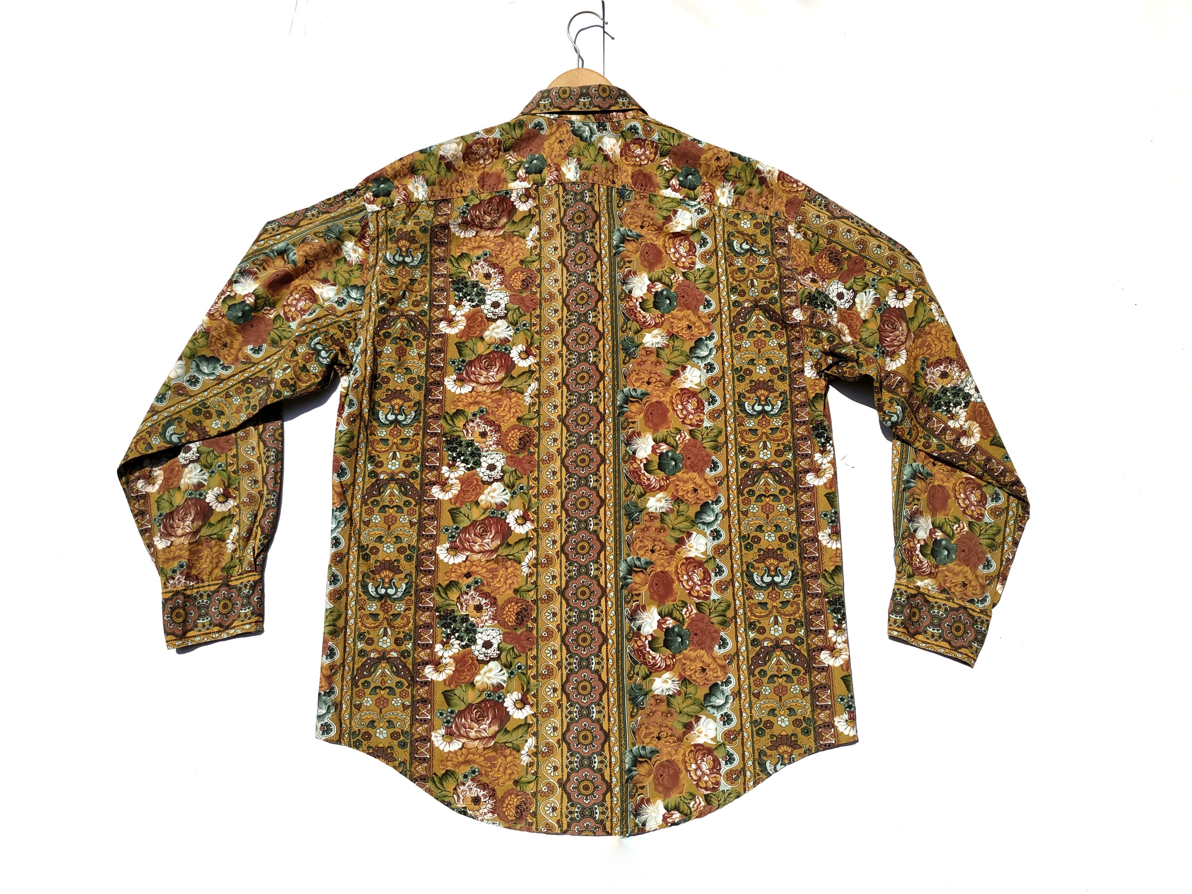Kenzo Fit S to M, Kenzo Cotton Rayon Floral Shirt Size US M / EU 48-50 / 2 - 7 Thumbnail