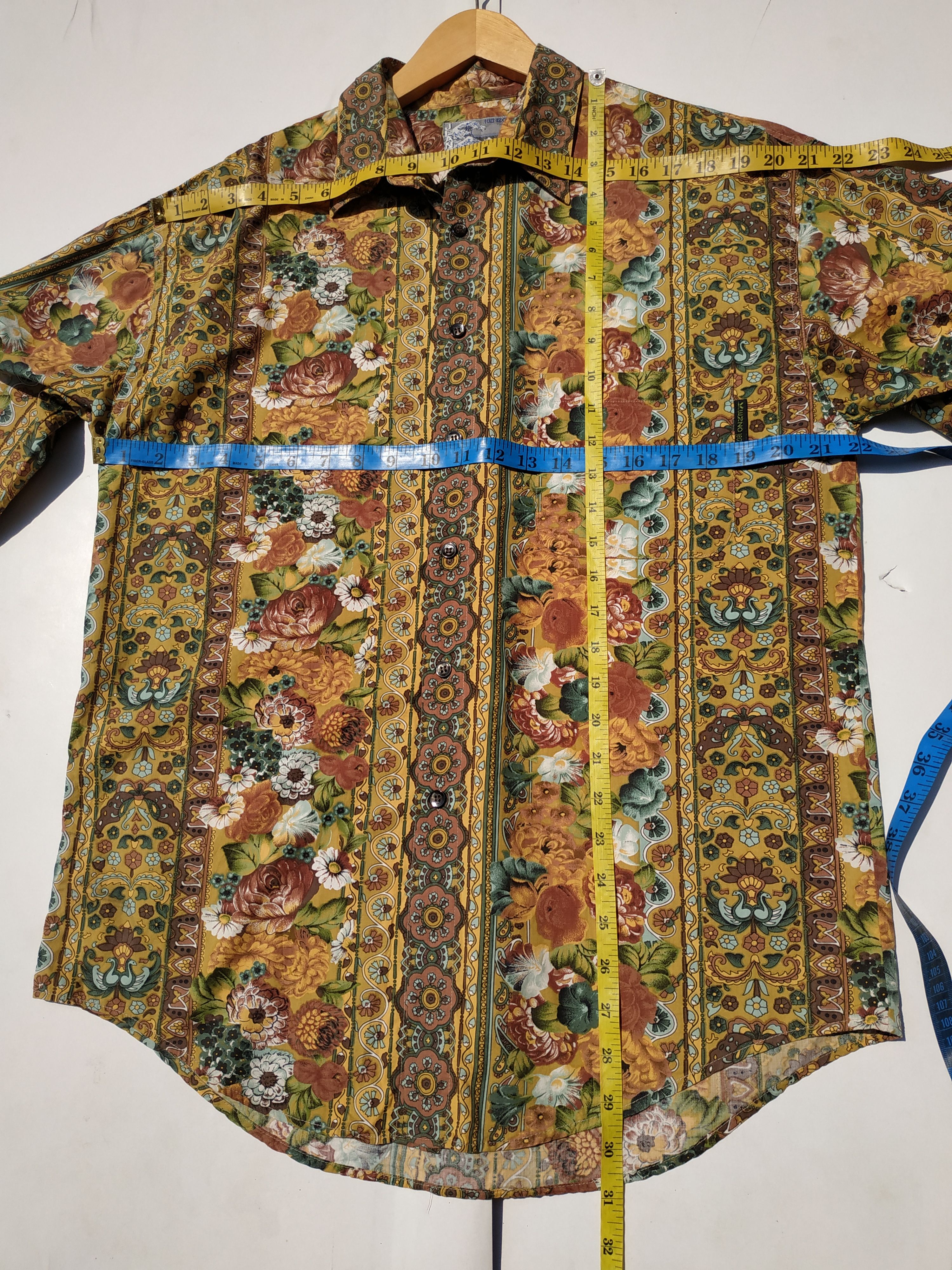 Kenzo Fit S to M, Kenzo Cotton Rayon Floral Shirt Size US M / EU 48-50 / 2 - 12 Thumbnail