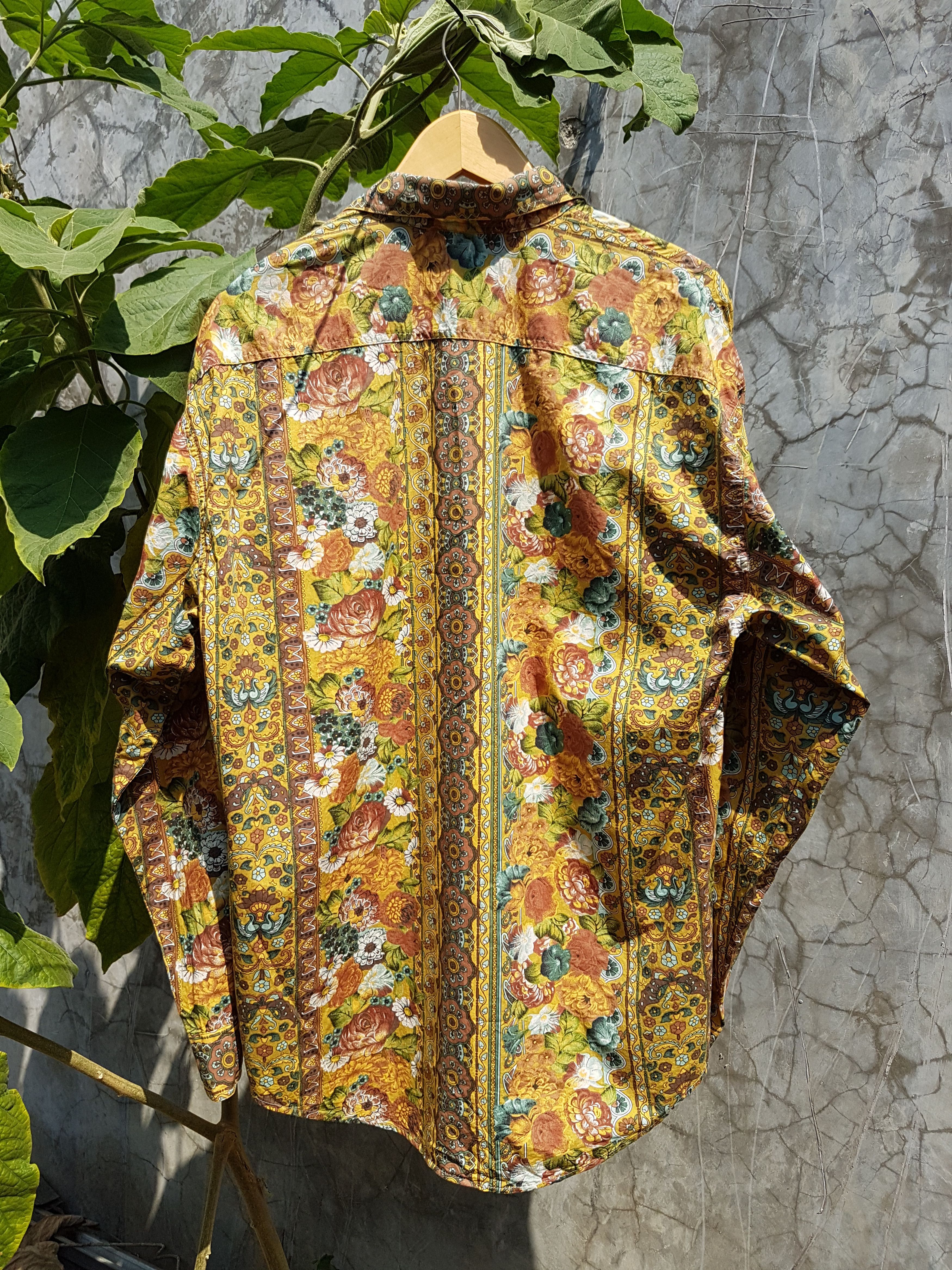 Kenzo Fit S to M, Kenzo Cotton Rayon Floral Shirt Size US M / EU 48-50 / 2 - 2 Thumbnail