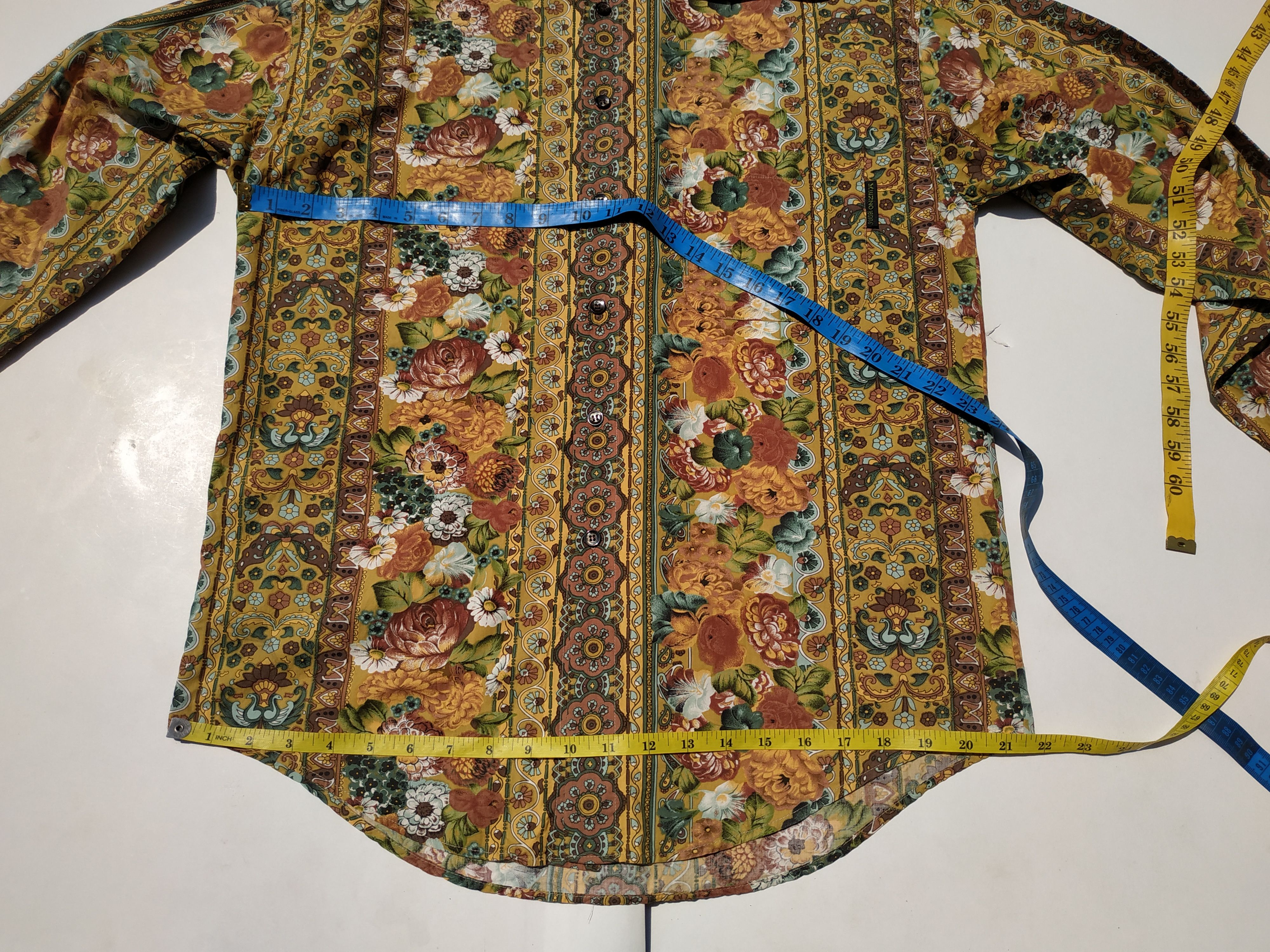 Kenzo Fit S to M, Kenzo Cotton Rayon Floral Shirt Size US M / EU 48-50 / 2 - 11 Thumbnail