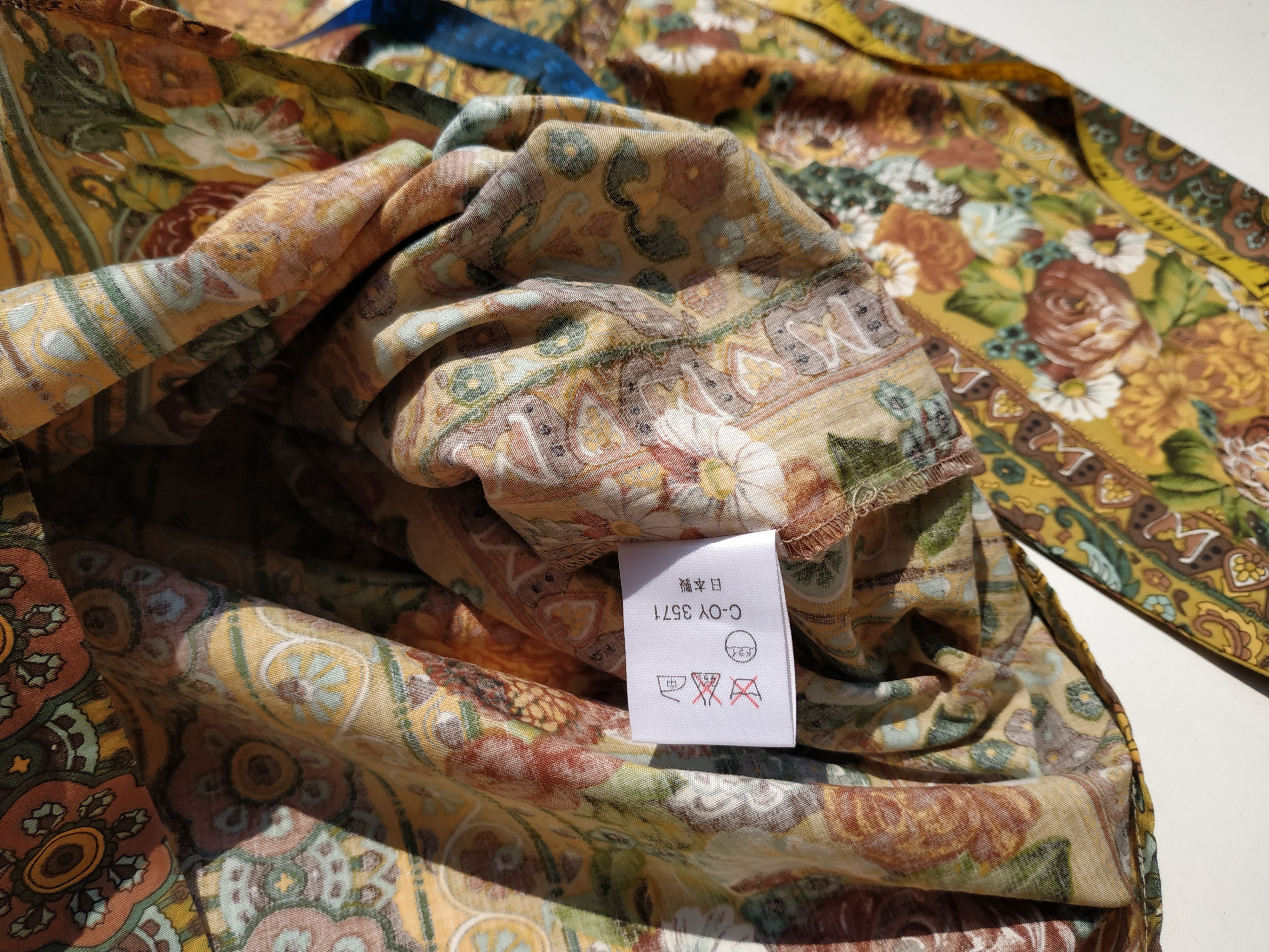 Kenzo Fit S to M, Kenzo Cotton Rayon Floral Shirt Size US M / EU 48-50 / 2 - 9 Thumbnail