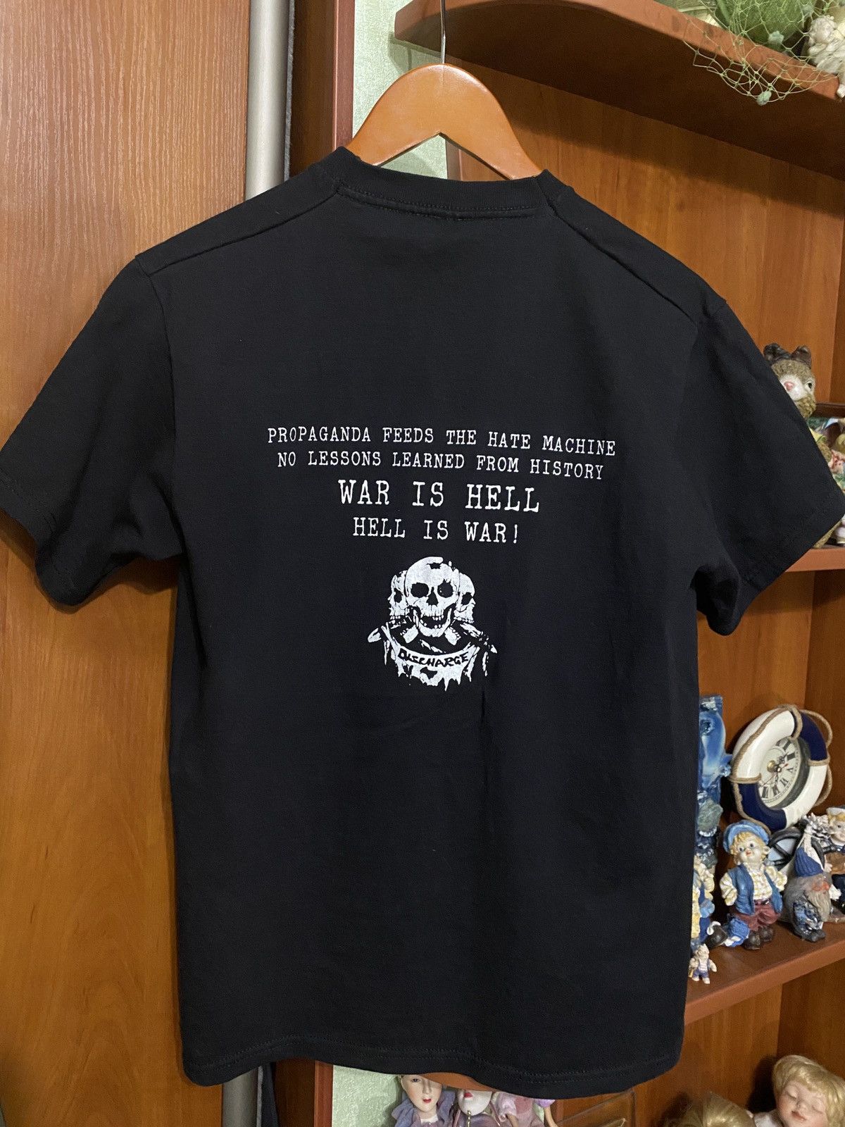 Band Tees × Vintage 2000s Discharge Thrashed War is hell Album Hardcore Punk tee Size US M / EU 48-50 / 2 - 2 Thumbnail