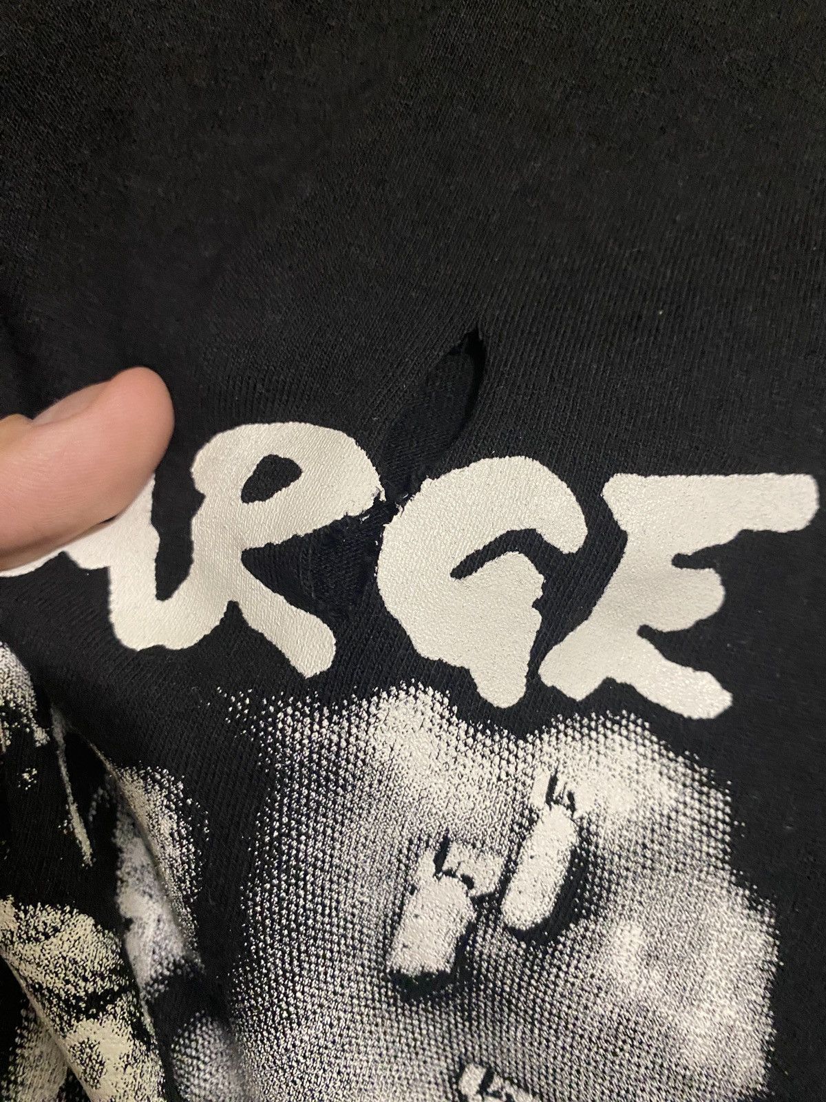 Band Tees × Vintage 2000s Discharge Thrashed War is hell Album Hardcore Punk tee Size US M / EU 48-50 / 2 - 4 Thumbnail