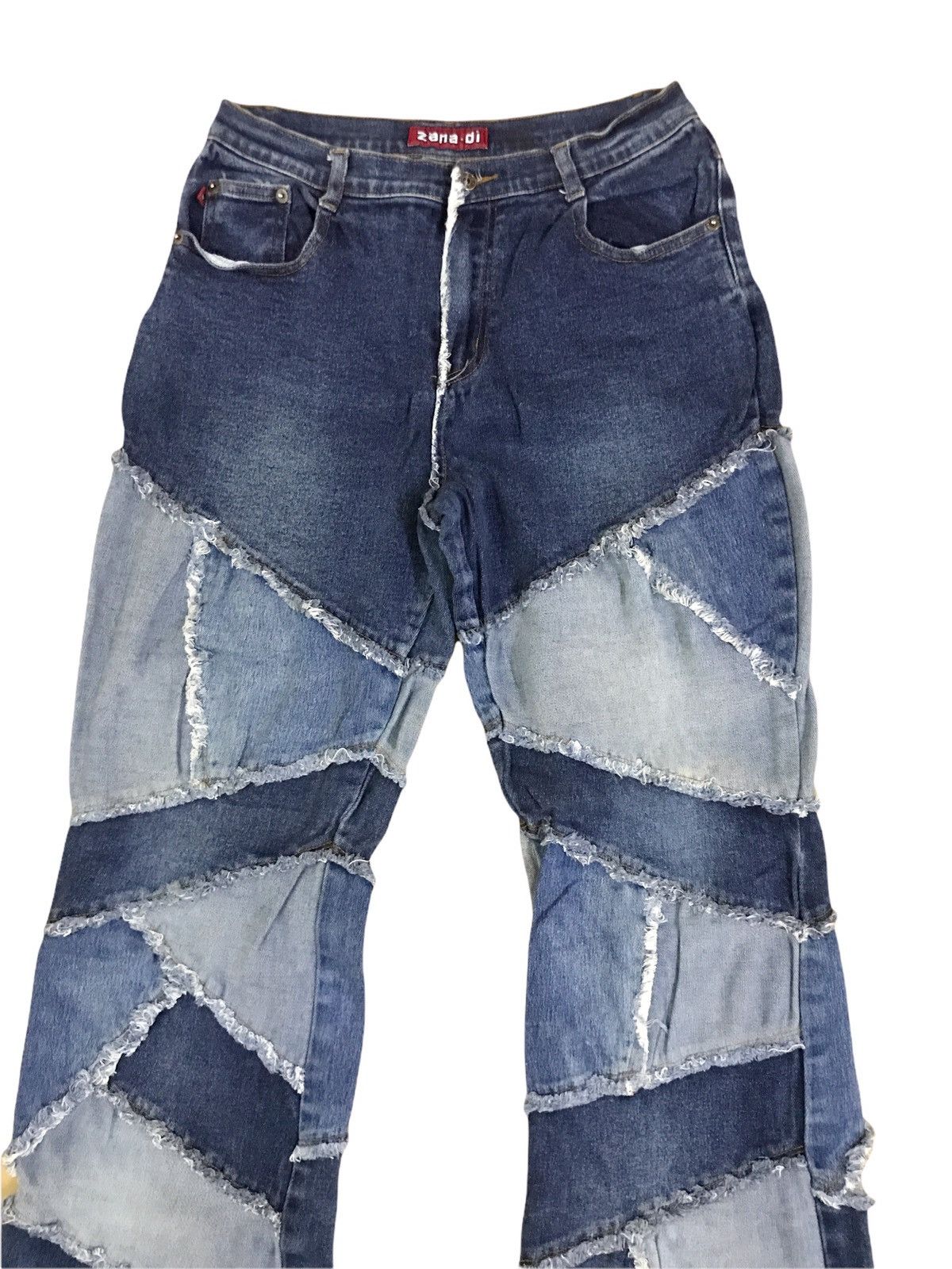 Japanese Brand Japanese Brand Zana Di Rare Mad Patchwork Hybrid Jeans Size US 27 - 3 Thumbnail