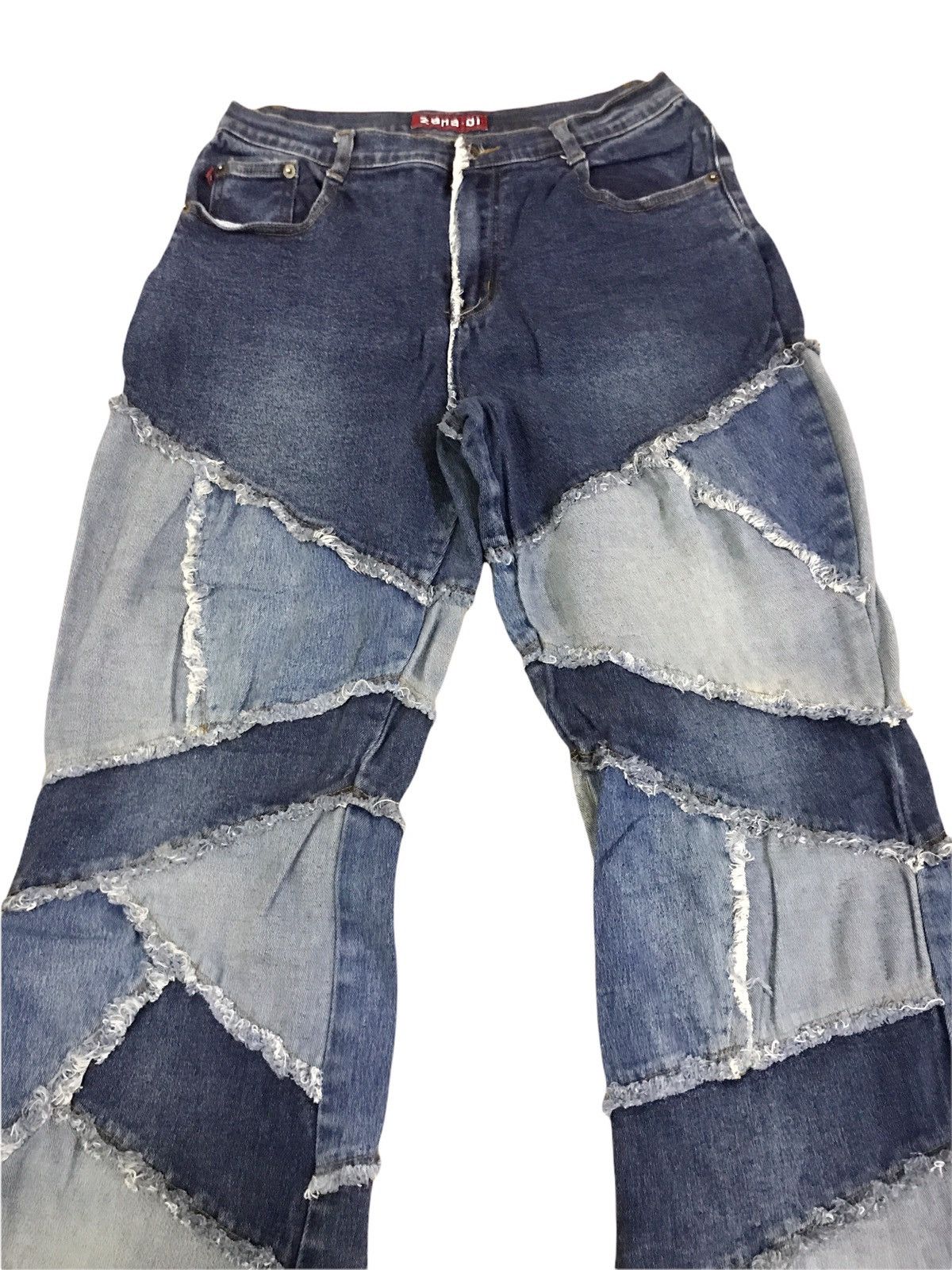 Japanese Brand Japanese Brand Zana Di Rare Mad Patchwork Hybrid Jeans Size US 27 - 4 Thumbnail
