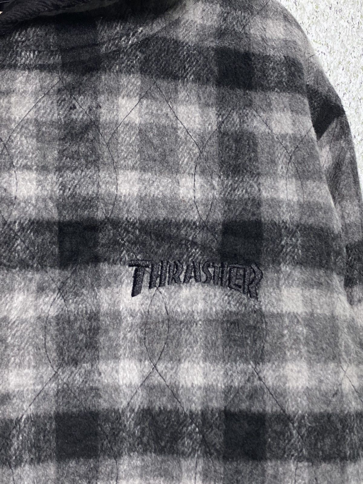 Thrasher Thrasher Checkered Skateboard Wool Fleece Hoodies Size US L / EU 52-54 / 3 - 4 Thumbnail