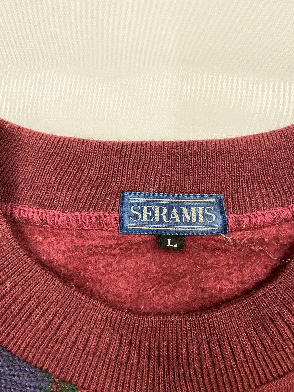 Japanese Brand Vintage Seramis Knit Sweatshirt Size US M / EU 48-50 / 2 - 4 Thumbnail