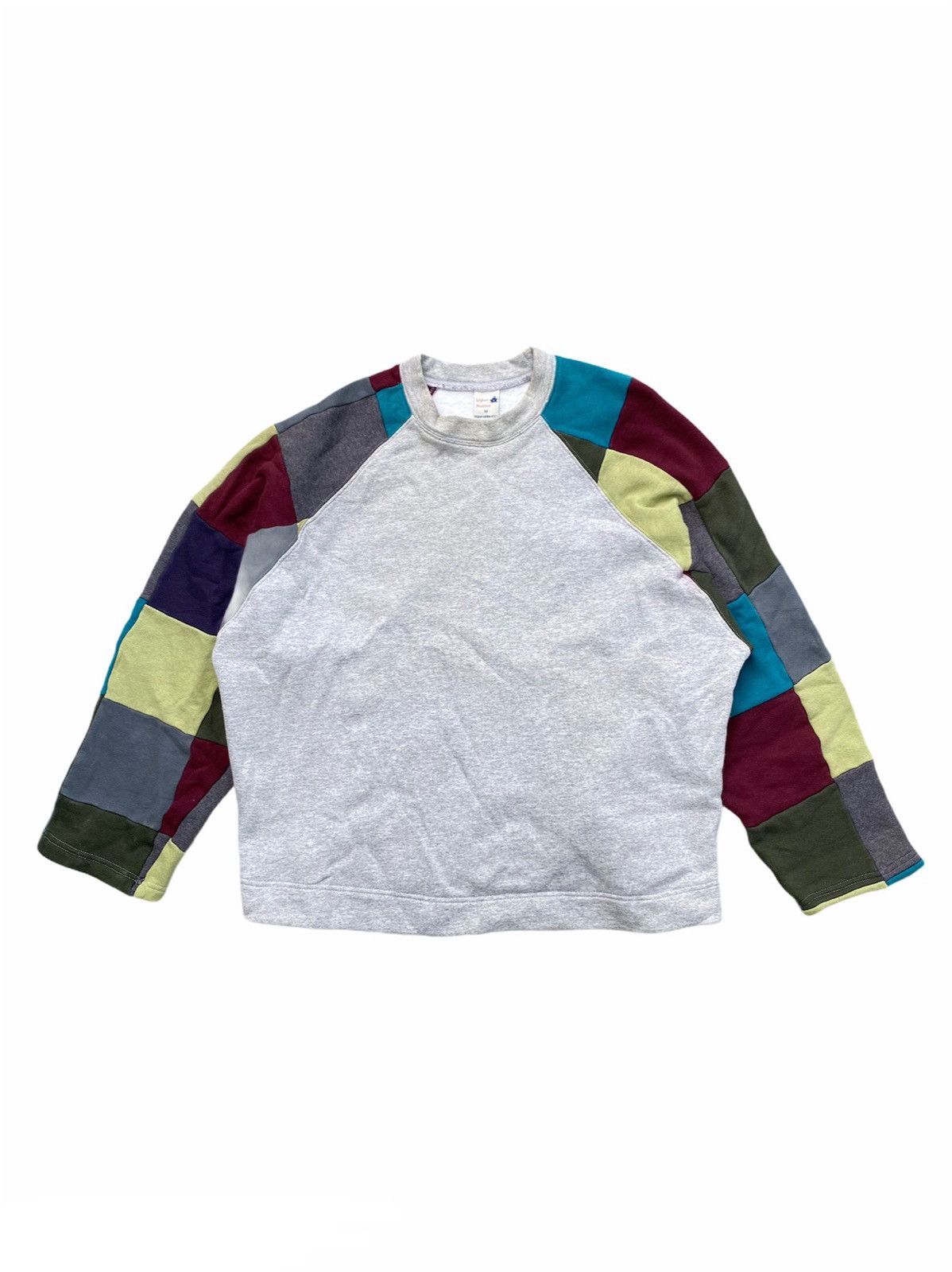 Designer × Japanese Brand × Vintage Vintage Urban Instinct Patch Work Crewneck Size US L / EU 52-54 / 3 - 2 Thumbnail