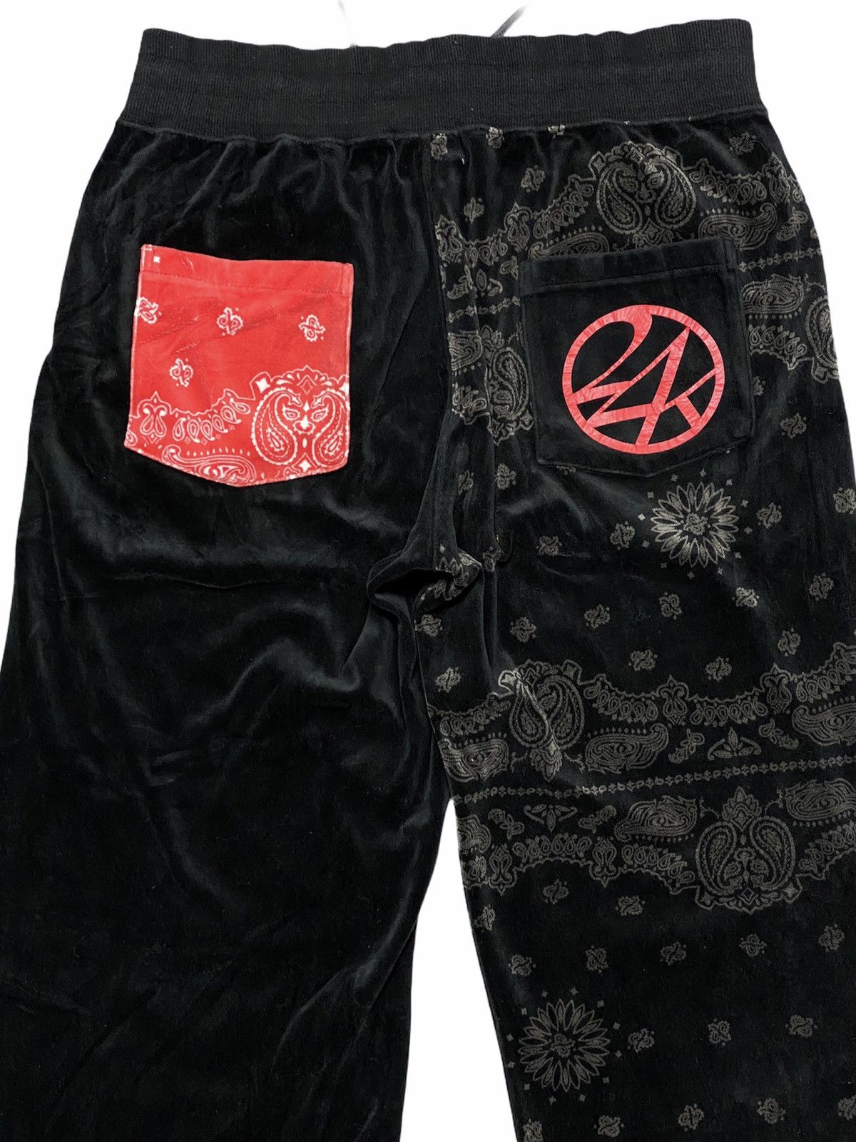 Designer × Japanese Brand × Vintage 24 Karats Presley Jogger Pants Size US 35 - 3 Thumbnail