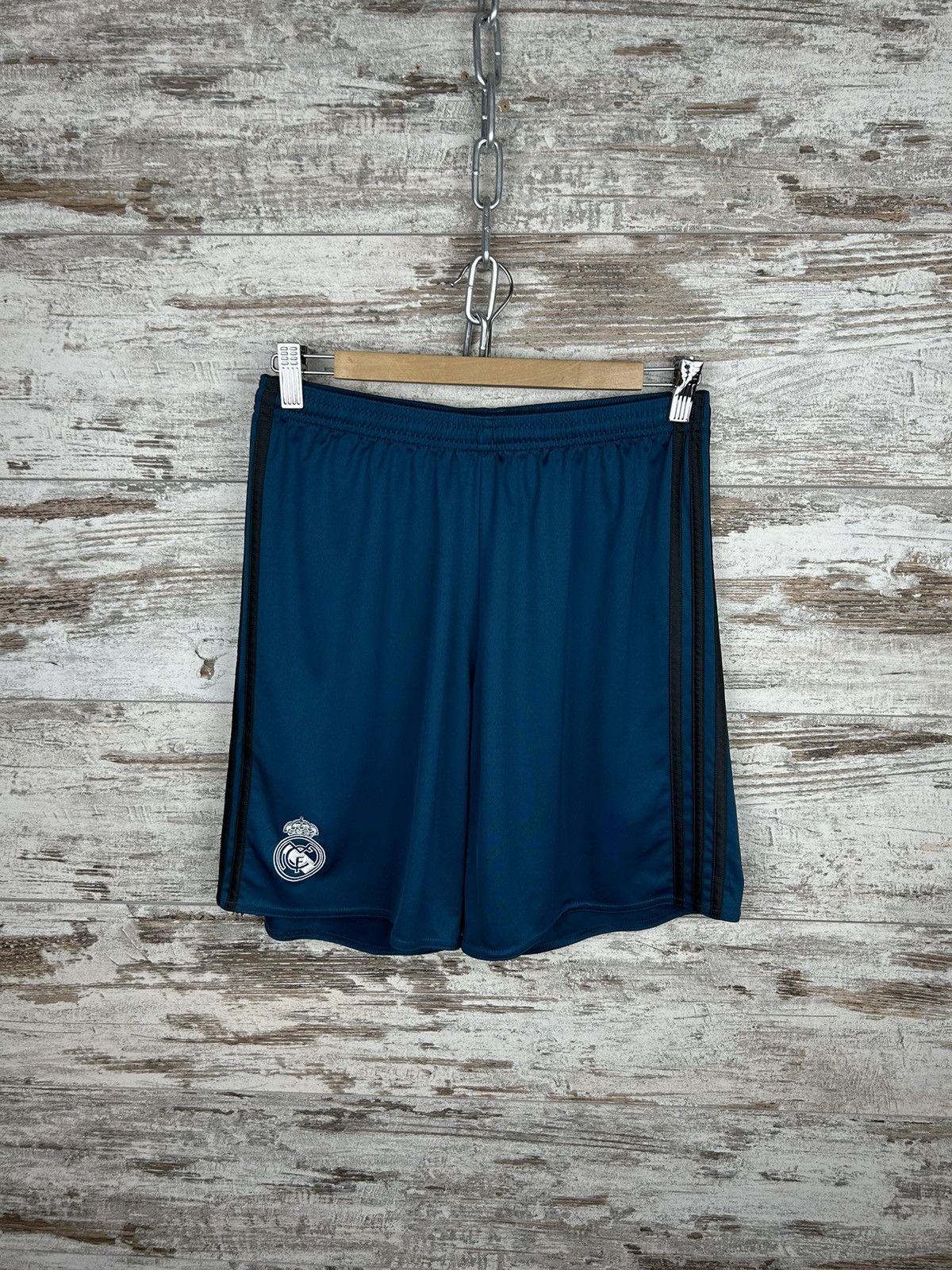 Adidas Mens Vintage Adidas FC Real Madrid Shorts training soccer Size US 32 / EU 48 - 1 Thumbnail