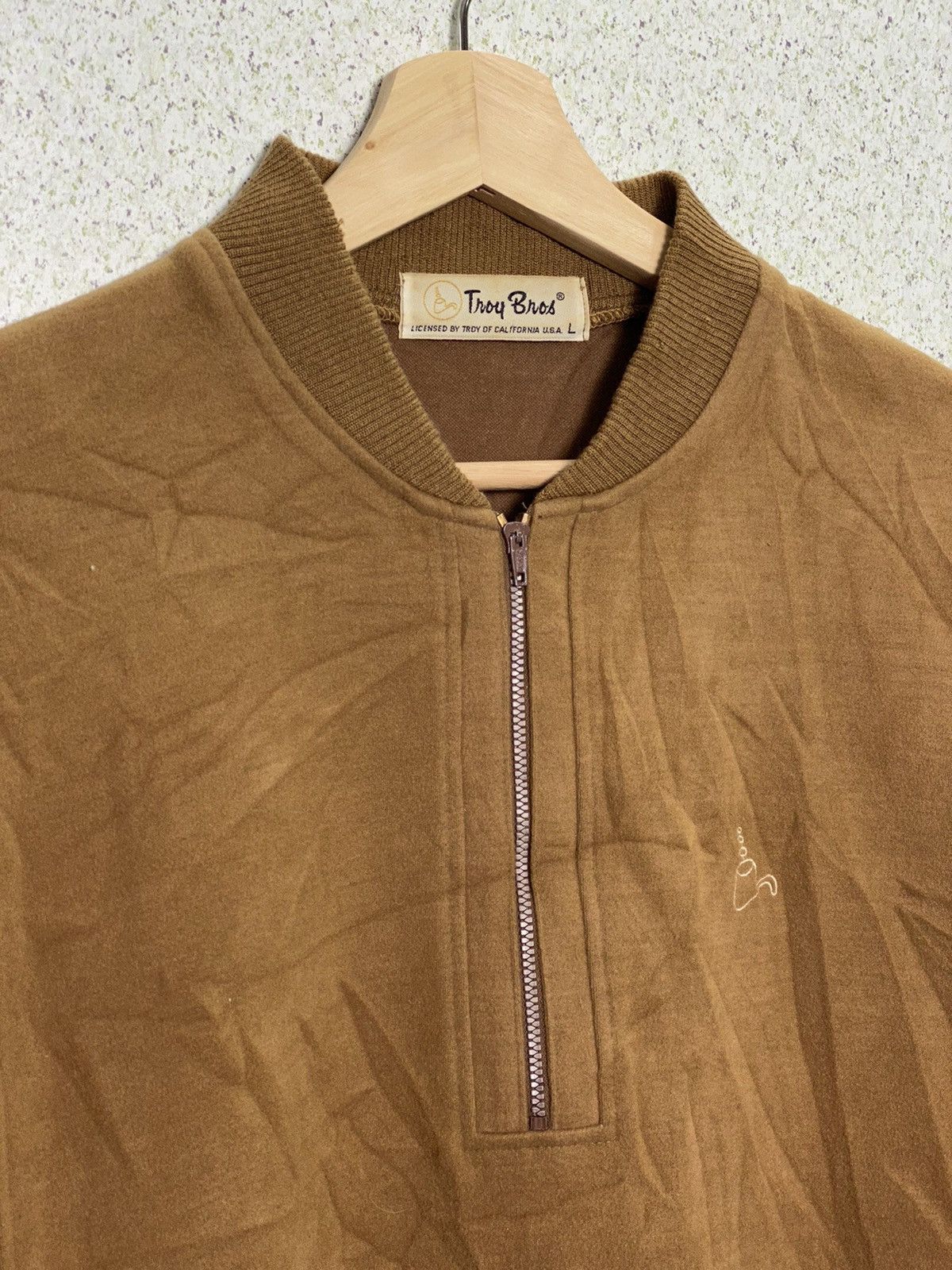 Vintage Vintage Troy Bros Zipper Crewneck Size US M / EU 48-50 / 2 - 2 Thumbnail