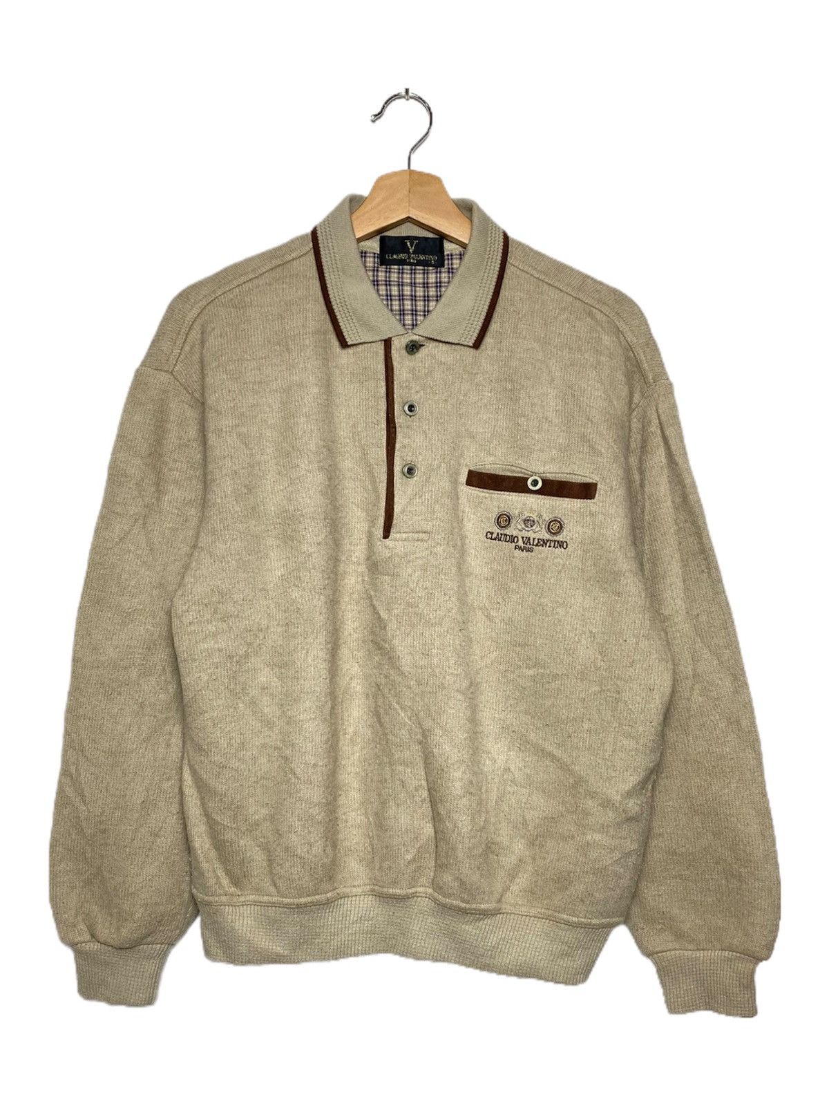 Vintage Cloudio Valentino Wool Crewneck