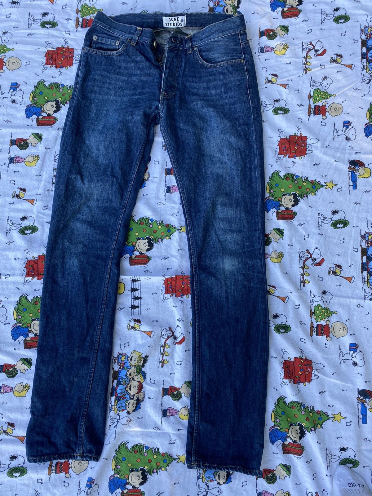 Acne Studios Acne Studios Mid Blue Denim Size US 30 / EU 46 - 1 Thumbnail
