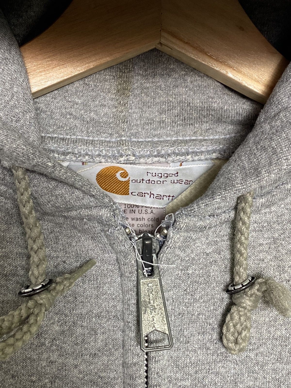 Carhartt Vintage Carhartt Made in USA Hoodie Size US M / EU 48-50 / 2 - 2 Thumbnail