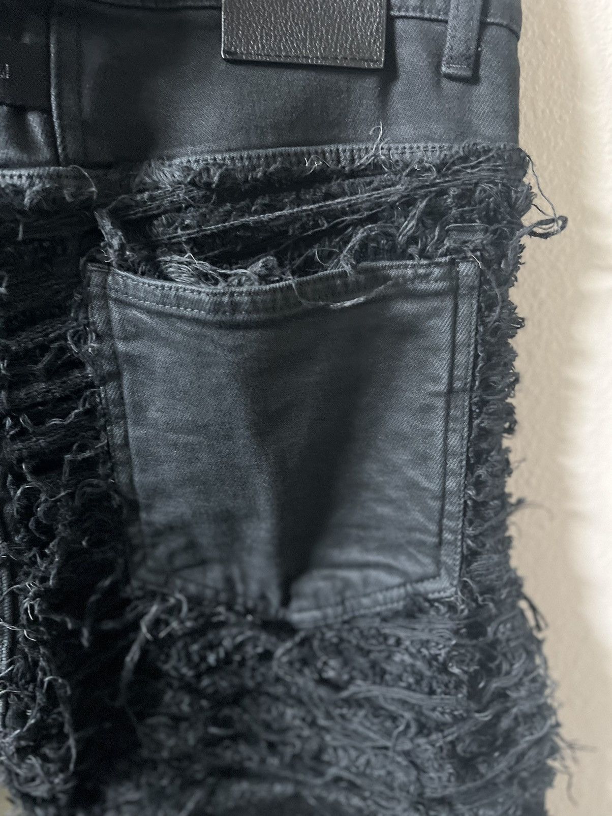 1017 ALYX 9SM × Blackmeans 1017 ALYX 9SM Blackmeans Fringed Jeans Size US 32 / EU 48 - 7 Thumbnail