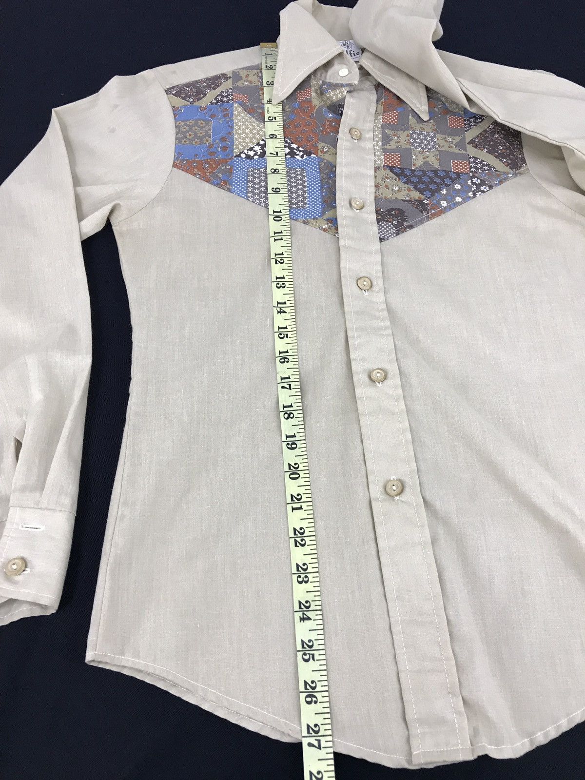 Vintage Vintage 80s Alfie California Patchworks Western Shirt Size US S / EU 44-46 / 1 - 10 Thumbnail