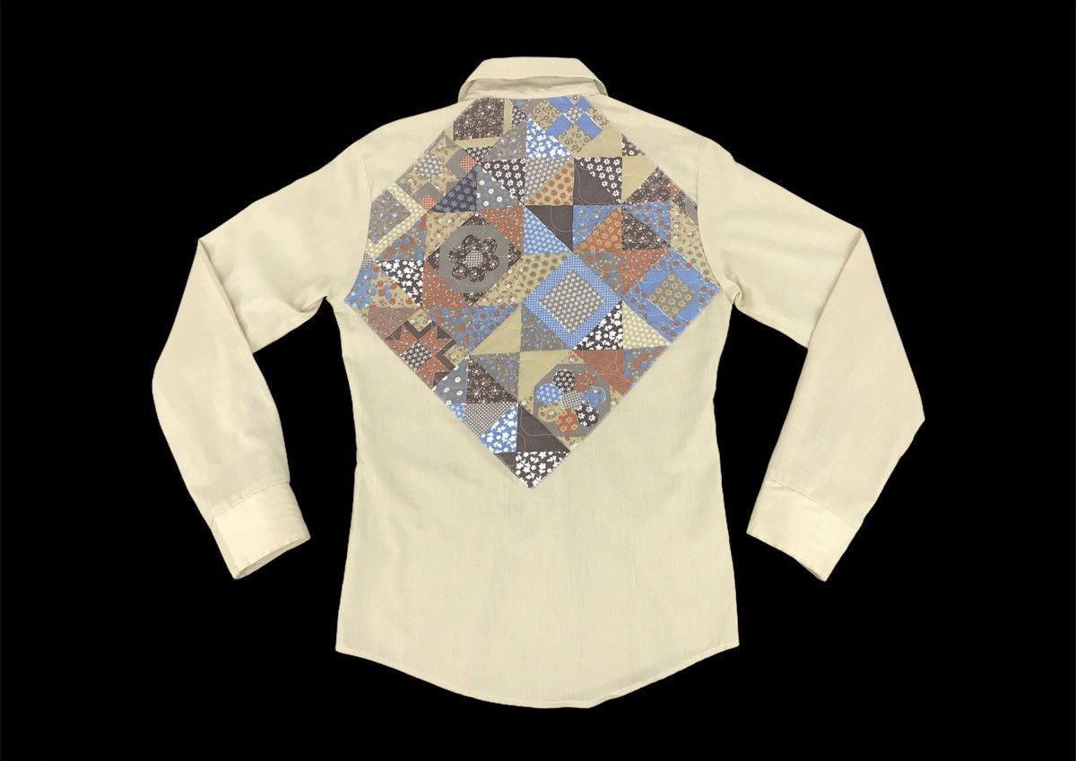 Vintage Vintage 80s Alfie California Patchworks Western Shirt Size US S / EU 44-46 / 1 - 2 Thumbnail