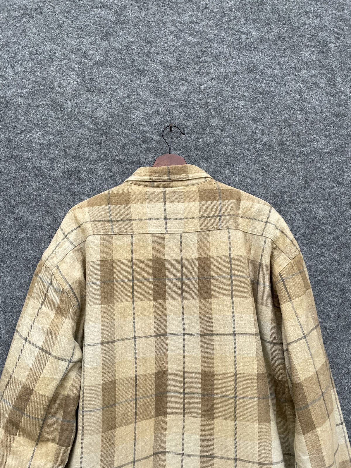 Eton × Flannel × Vintage VINTAGE RALPH ETON SHEARLING FLANNEL JACKET Size US L / EU 52-54 / 3 - 4 Thumbnail