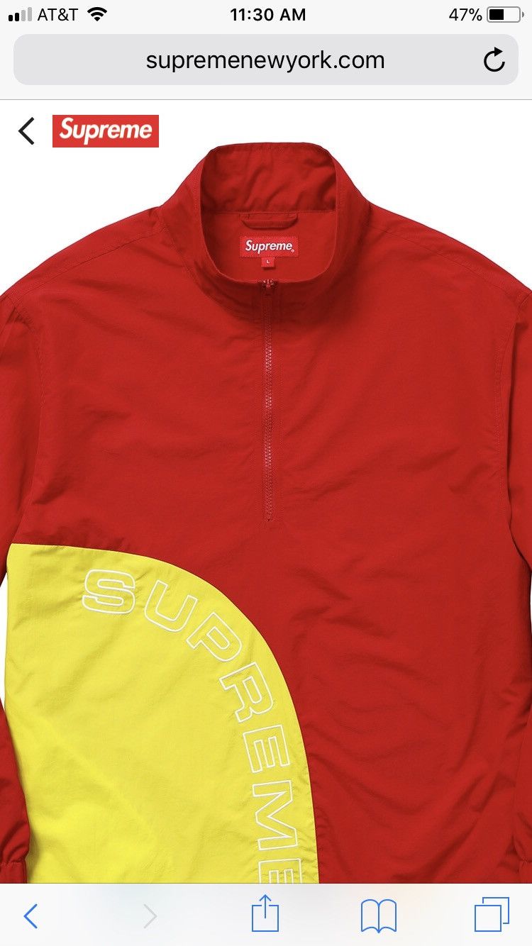 Supreme Corner Arc Half Zip Pullover | Grailed