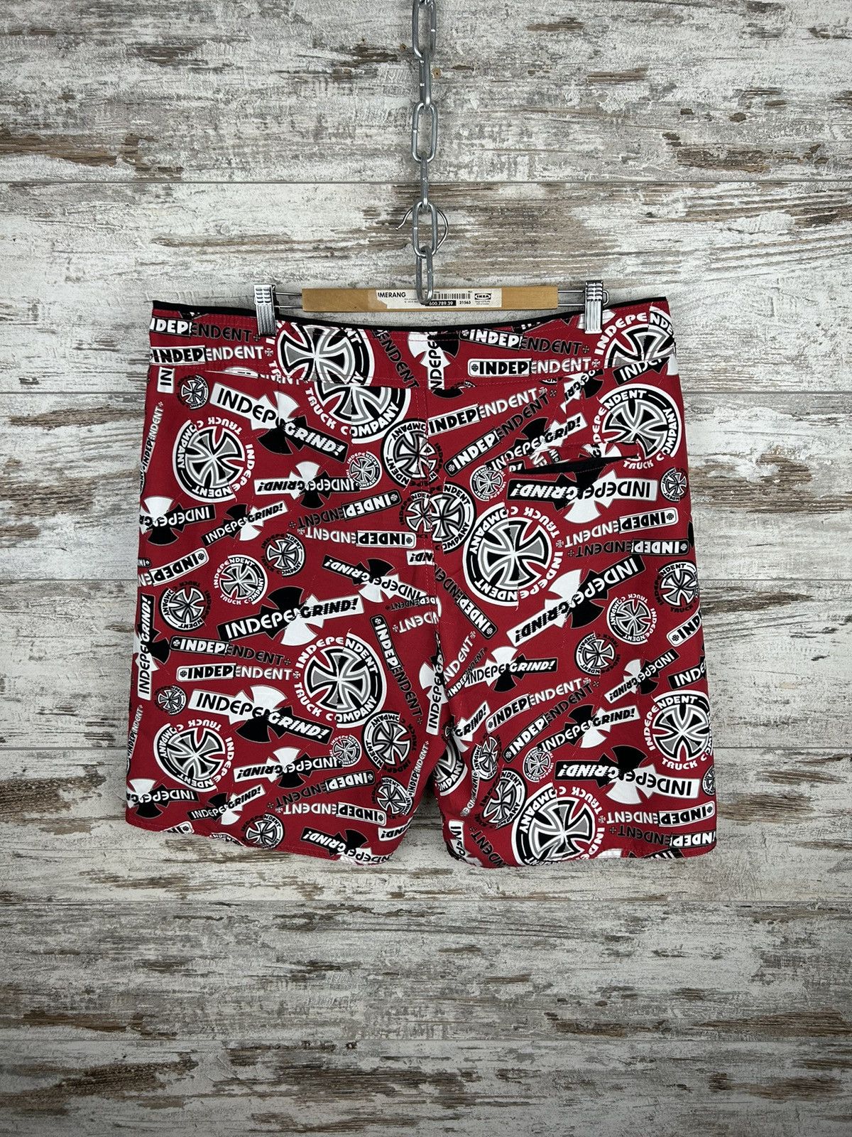 Independent Truck Co. × Vintage Mens Vintage Independent Shorts monogram streetwear y2k rare Size US 38 / EU 54 - 6 Thumbnail
