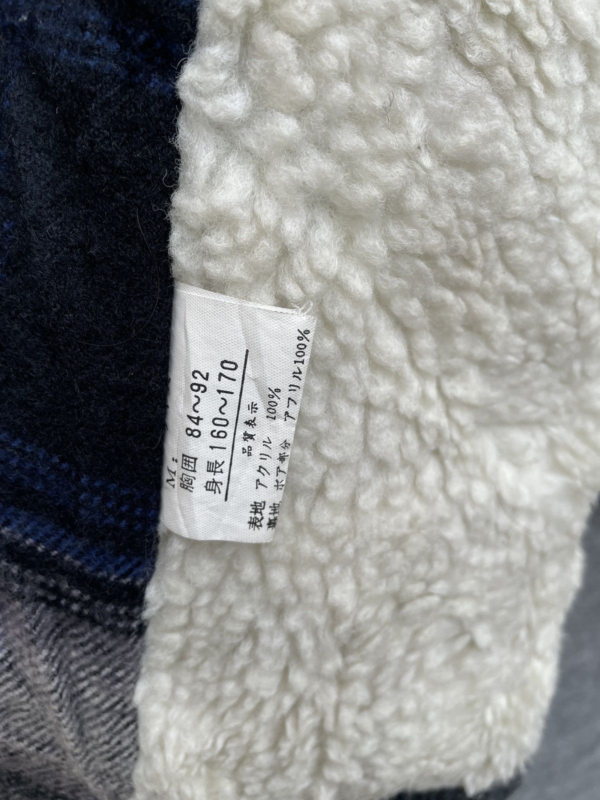 Flannel × Japanese Brand × Vintage VINTAGE ANDLO SHEARLING FLANNEL JACKET Size US M / EU 48-50 / 2 - 6 Thumbnail