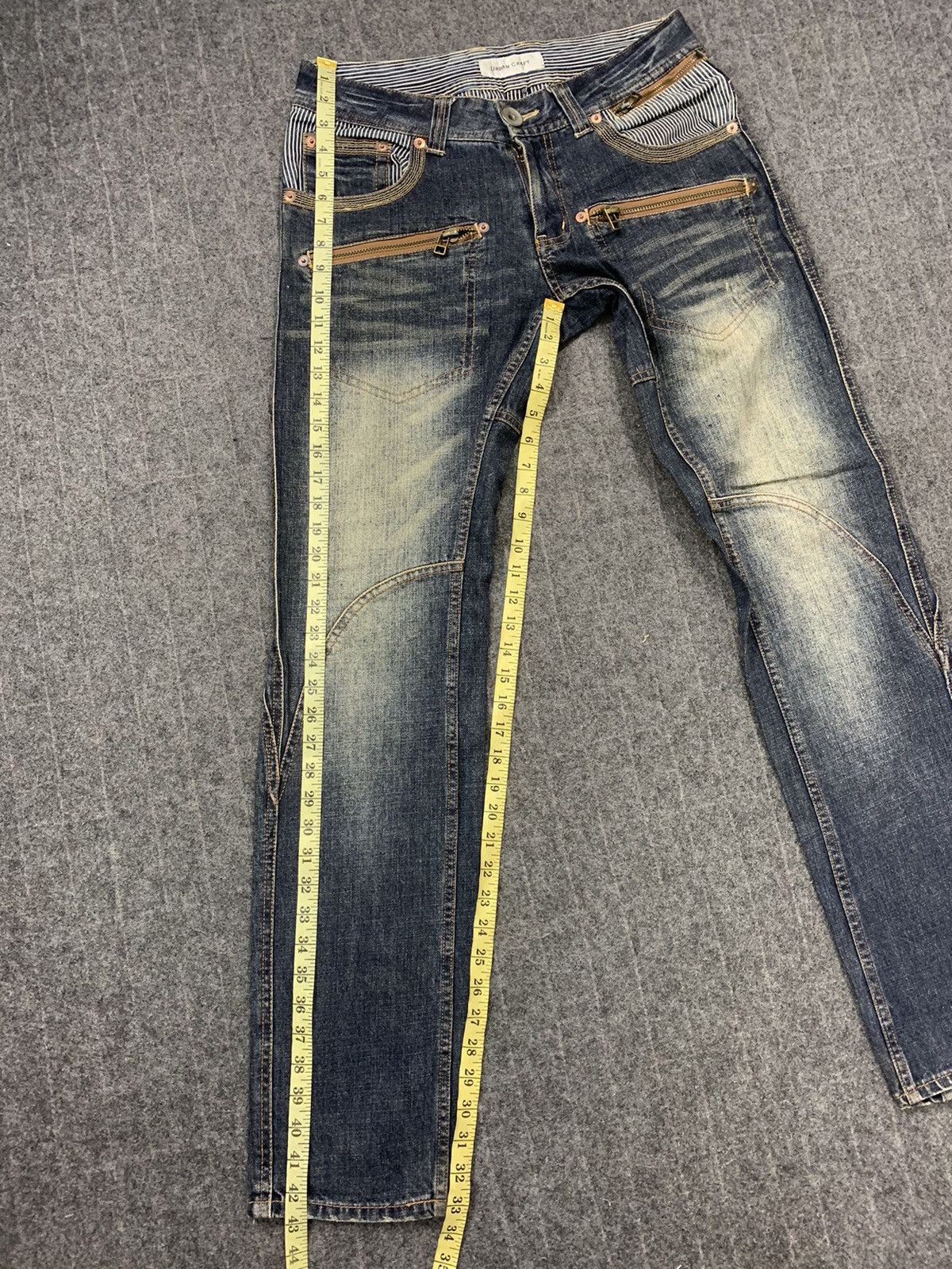 Japanese Brand Urban Craft Tactical Bondage Jeans Denim Bush Pants Size US 31 - 10 Thumbnail