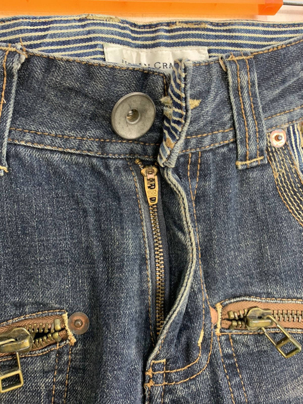 Japanese Brand Urban Craft Tactical Bondage Jeans Denim Bush Pants Size US 31 - 4 Thumbnail