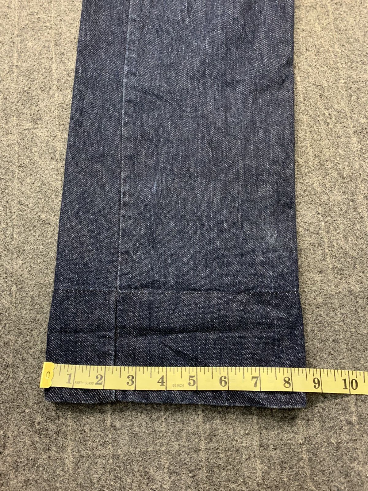 Japanese Brand Gang Buster Resplend Pow Indigo Printed Denim Jeans Size US 32 / EU 48 - 12 Thumbnail