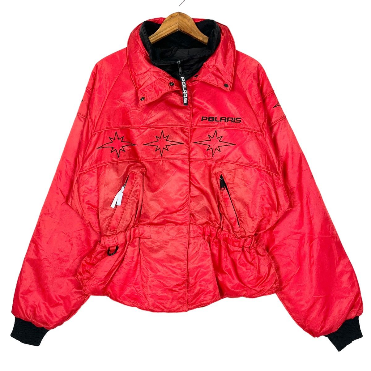 Vintage Polaris Ski Wear Women Jacket Elastic Waist
