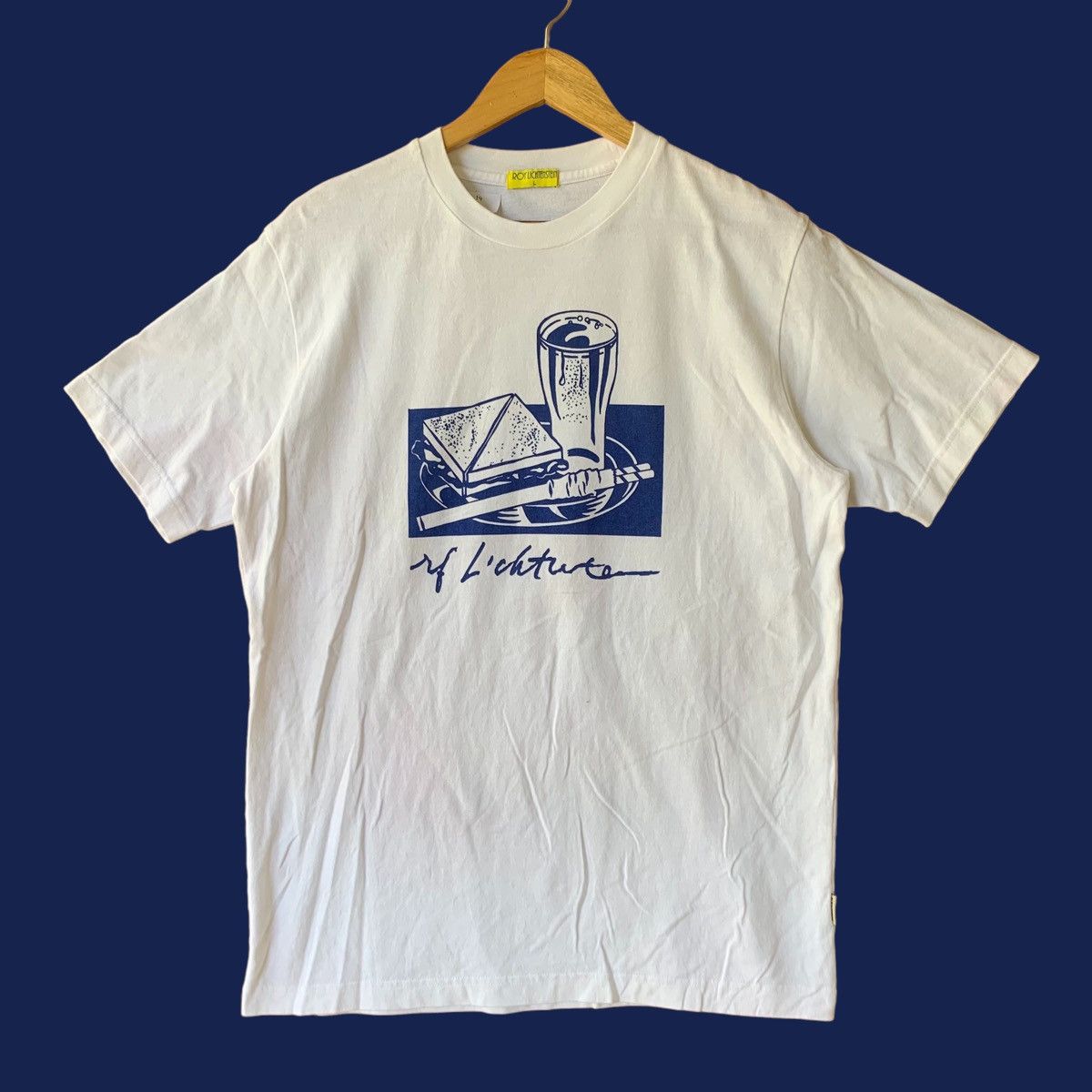 Andy Warhol Vintage ROY LICHTENSTEIN Art Graphic Tee Size US L / EU 52-54 / 3 - 1 Thumbnail