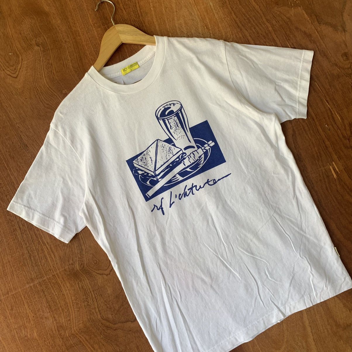 Andy Warhol Vintage ROY LICHTENSTEIN Art Graphic Tee Size US L / EU 52-54 / 3 - 2 Thumbnail