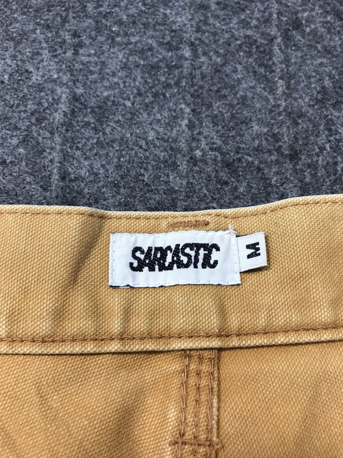 Japanese Brand Sarcastic Double Knee Short Pants Workwear Carpenter Cargo Size US 32 / EU 48 - 9 Thumbnail
