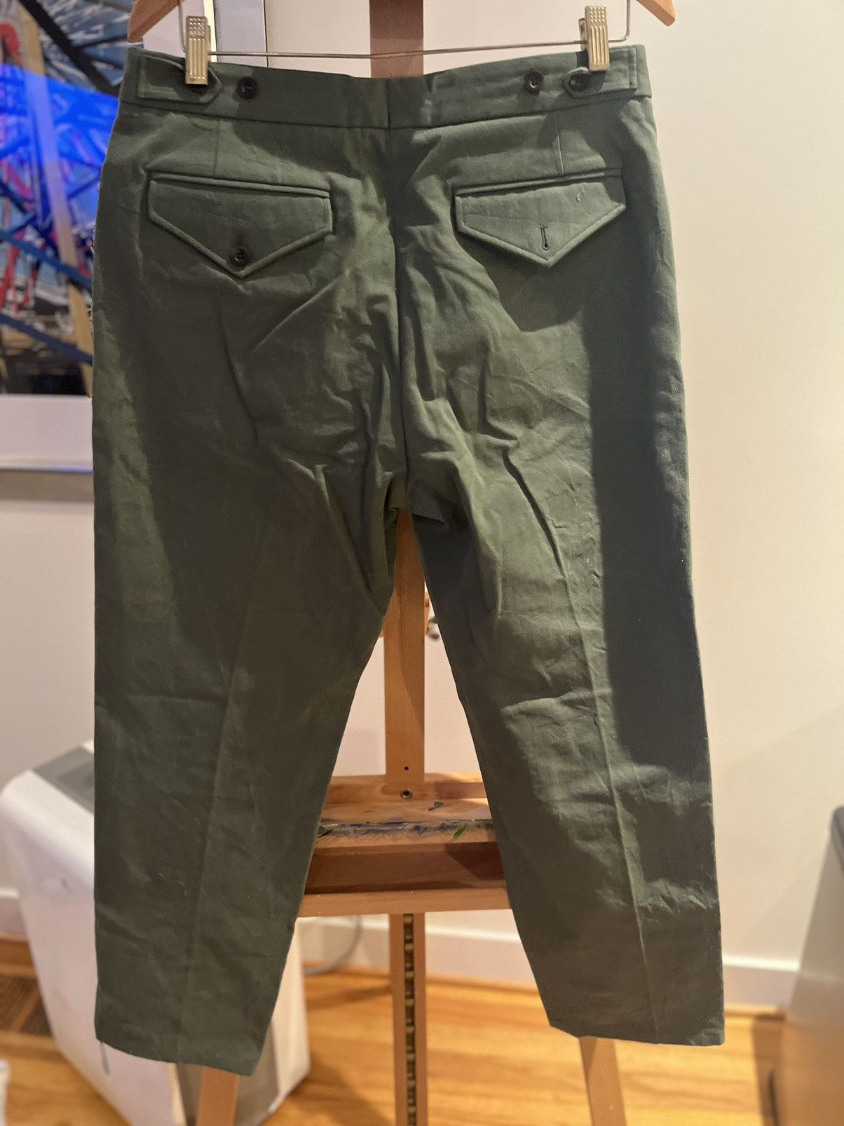 Kent & Curwen Kent & Curwen Military Trousers Size US 32 / EU 48 - 2 Thumbnail