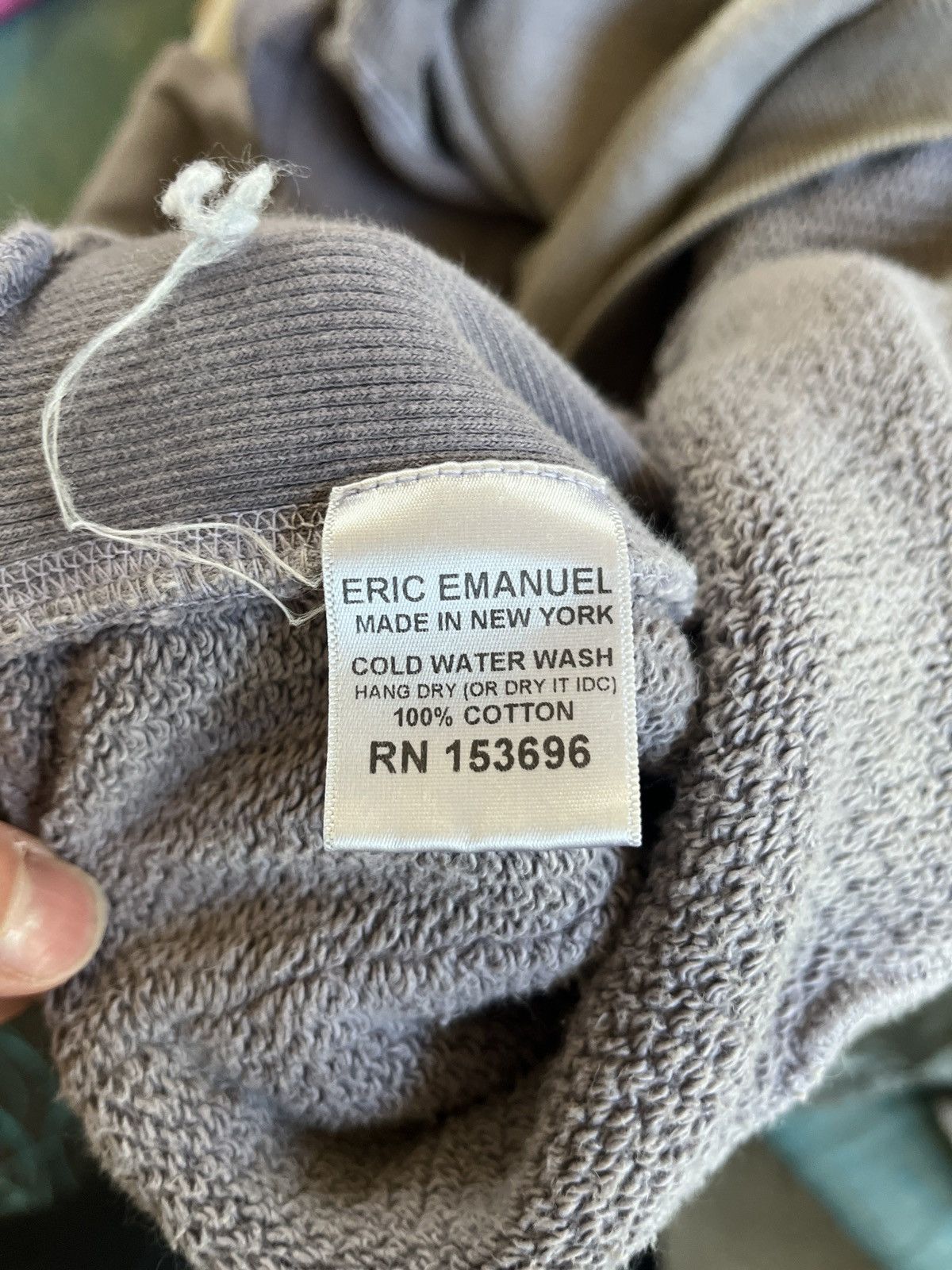Eric Emanuel Distressed EE Hoodie Size US M / EU 48-50 / 2 - 6 Thumbnail