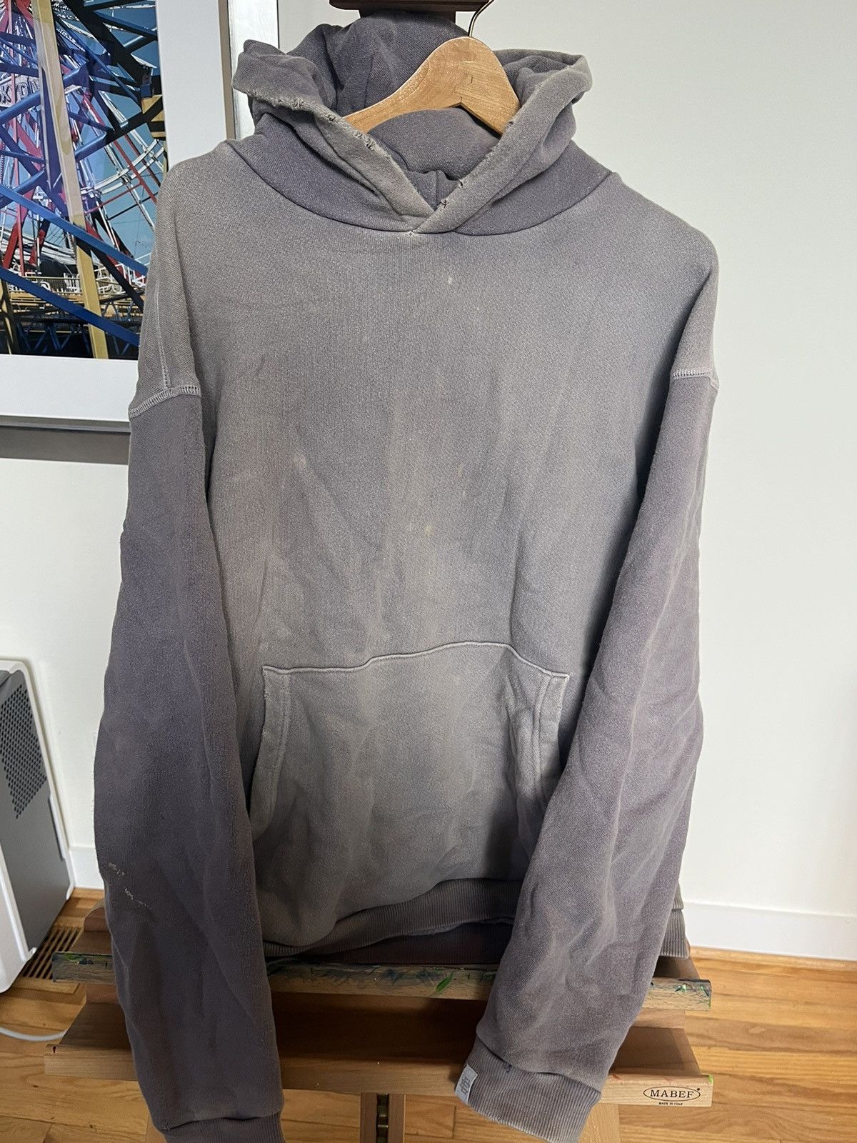 Eric Emanuel Distressed EE Hoodie Size US M / EU 48-50 / 2 - 1 Thumbnail