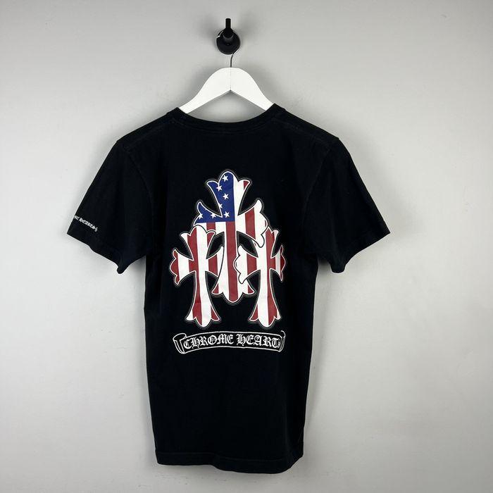 Chrome Hearts Chrome Hearts USA Multi Cross Logo T-shirt | Grailed