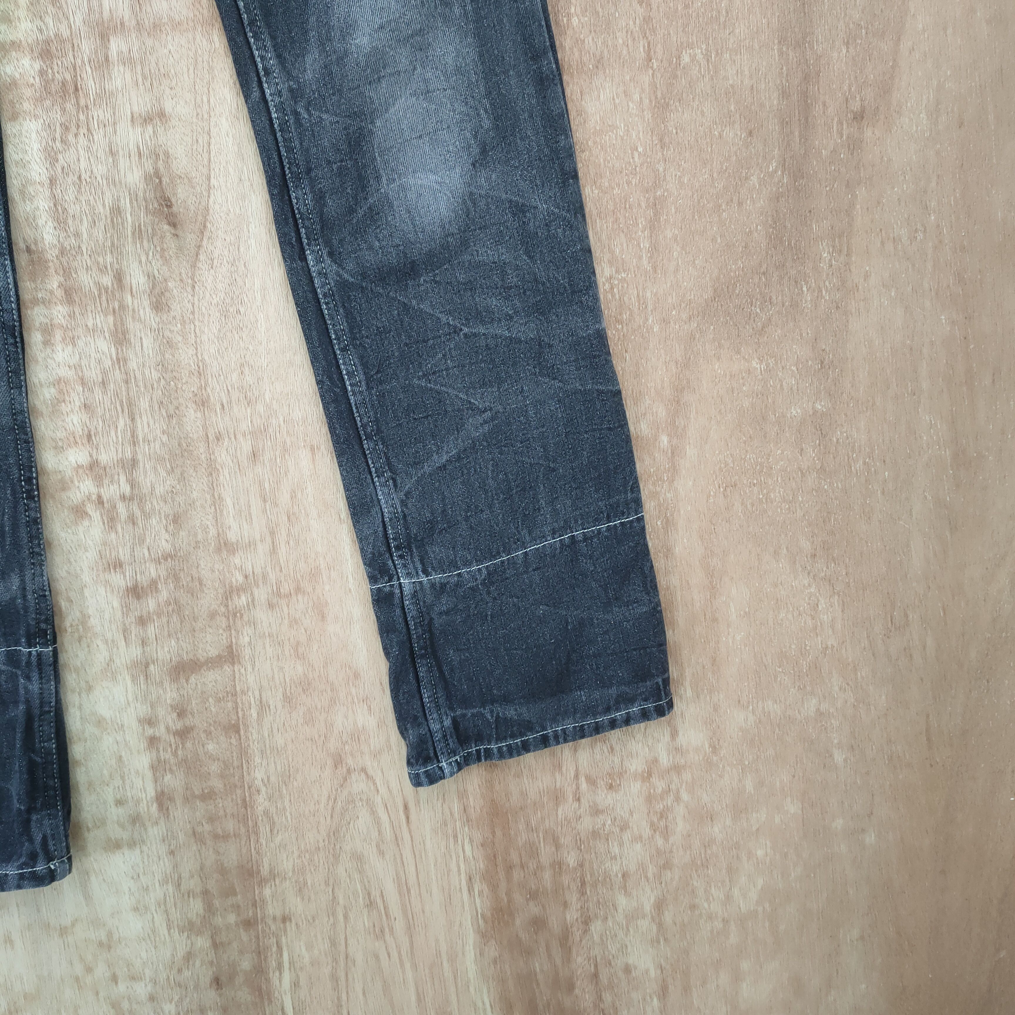 Japanese Brand DOUBLE FOCUS DOUBLE WAIST BLACK DENIM JEANS PANTS Size US 30 / EU 46 - 10 Thumbnail