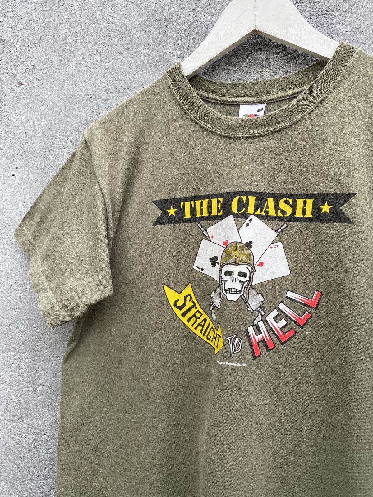 Band Tees × Vintage Vintage THE CLASH Straight To Hell T Shirt Medium Size US M / EU 48-50 / 2 - 2 Thumbnail